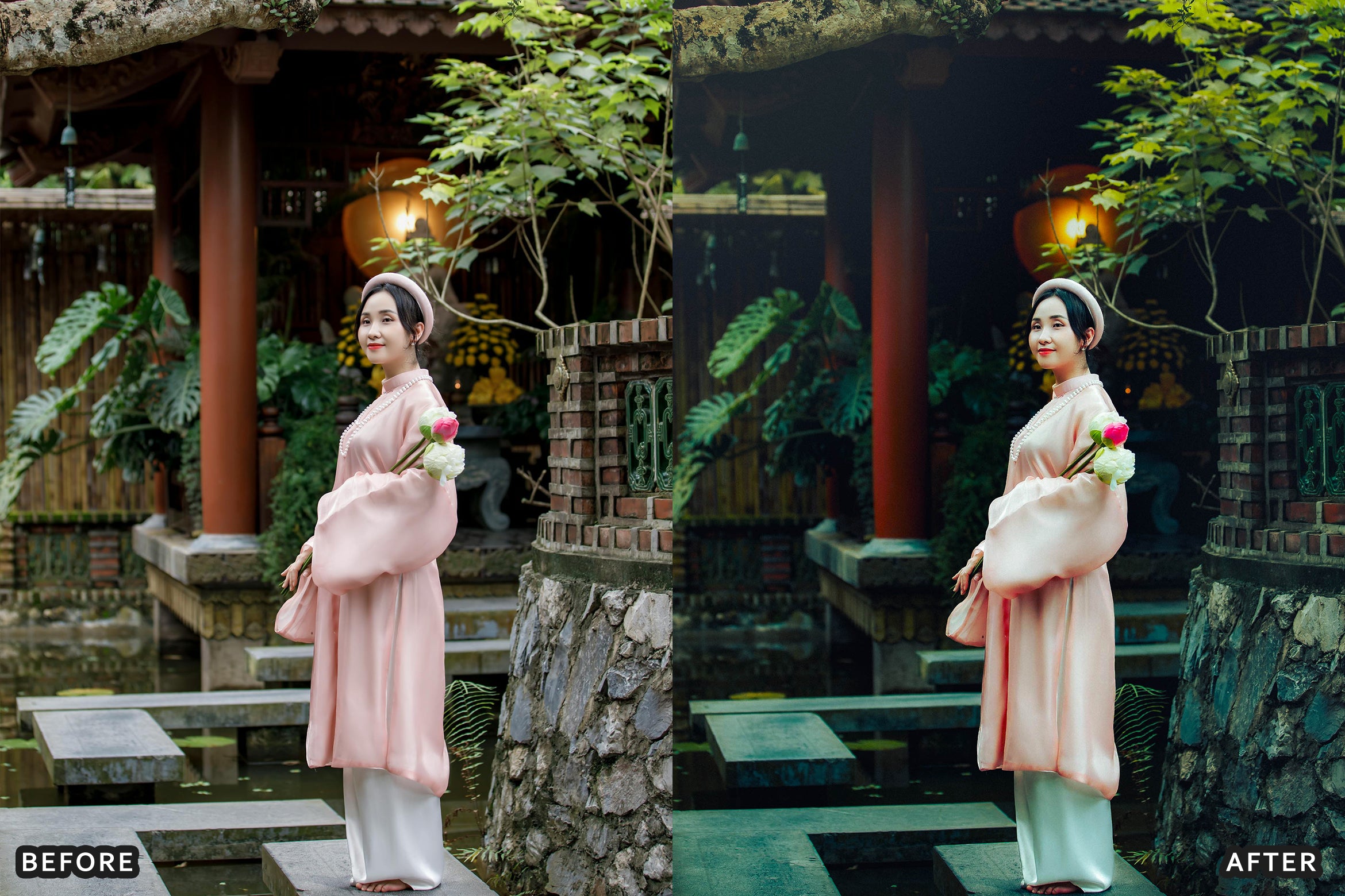 AI-Optimized Moody Red Cinematic Travel Lightroom Presets - Lightroom Presets - by AAA Presets