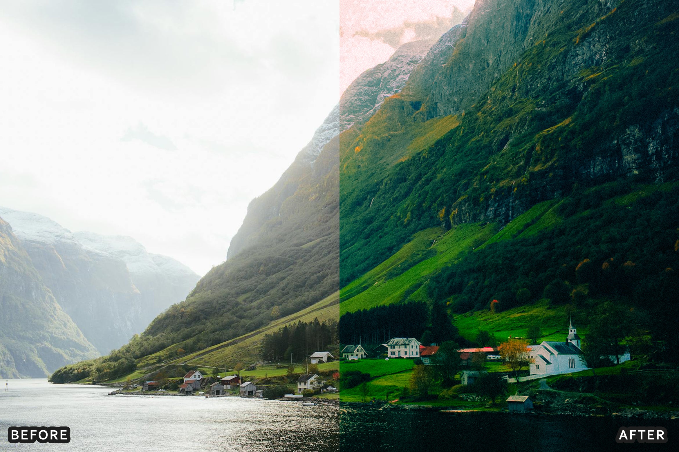 AI-Optimized Nature Cinematic Teal & Amber Lightroom Presets