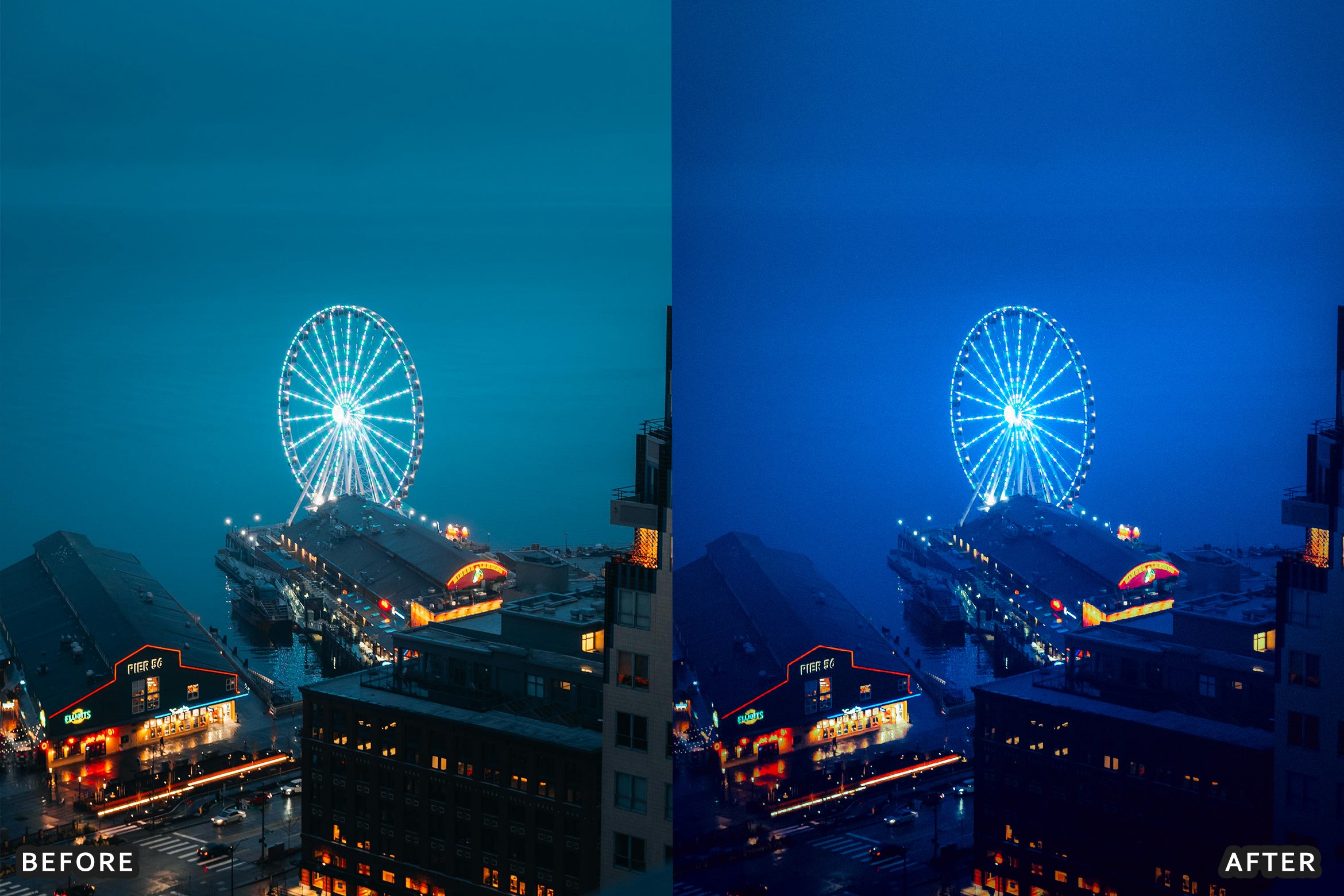 AI-Optimized Neon Street Lightroom Presets