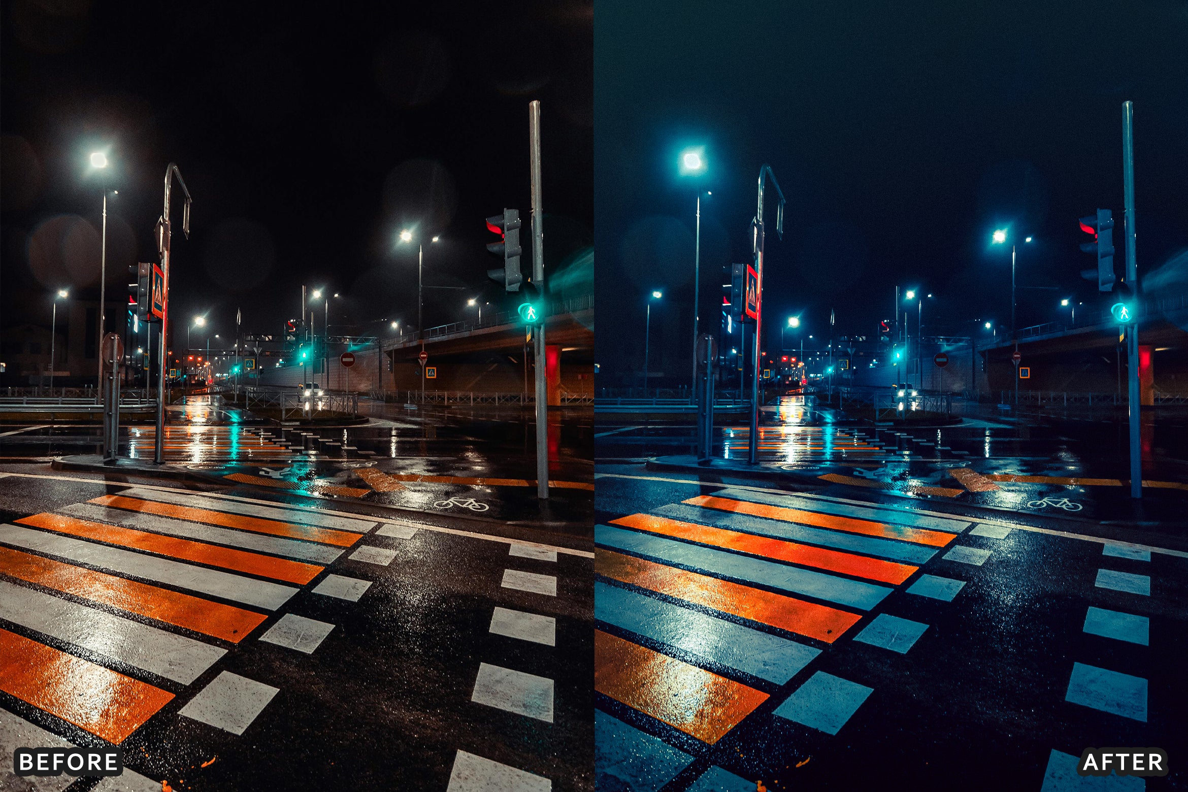 AI-Optimized Neon Street Lightroom Presets