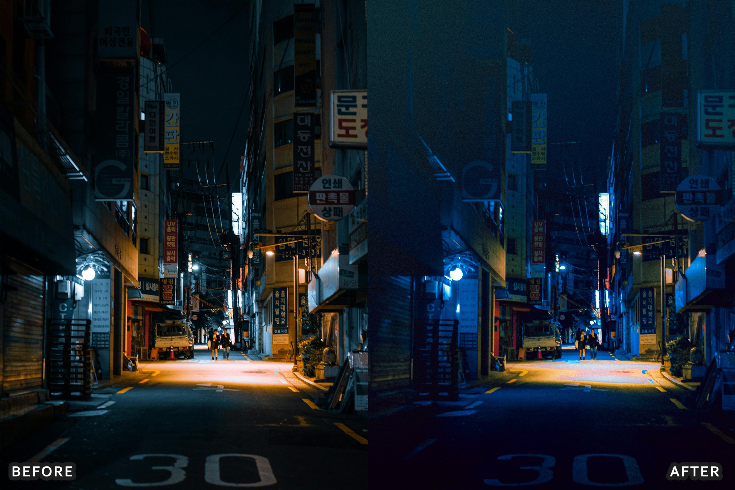 AI-Optimized Neon Street Lightroom Presets