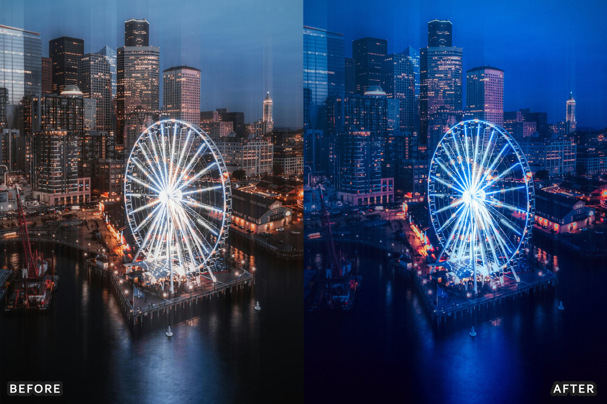 AI-Optimized Neon Street Lightroom Presets