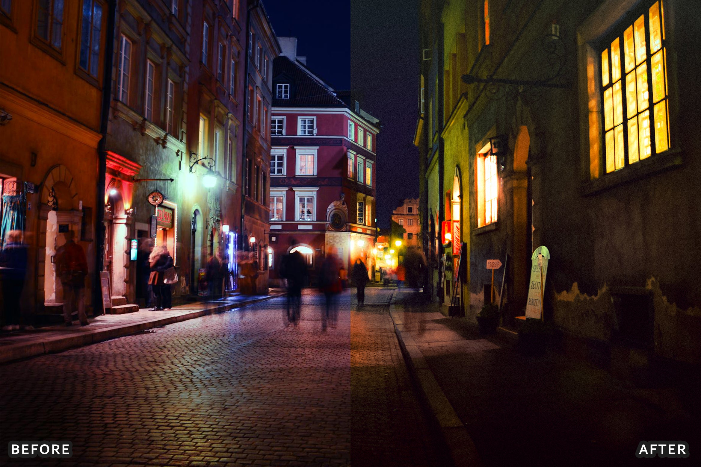 AI-Optimized Neon Street Lightroom Presets