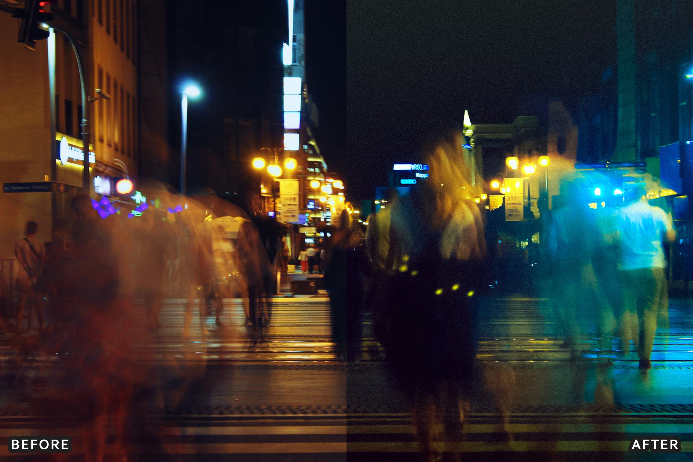 AI-Optimized Neon Street Lightroom Presets