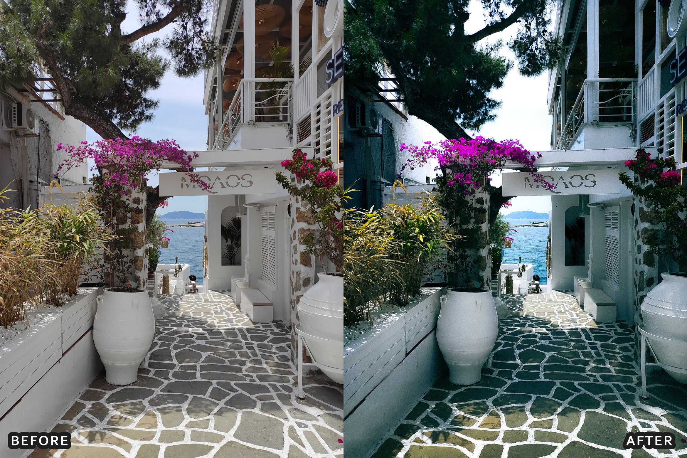 AI-Optimized Paros Cycladic Summer Lightroom Presets