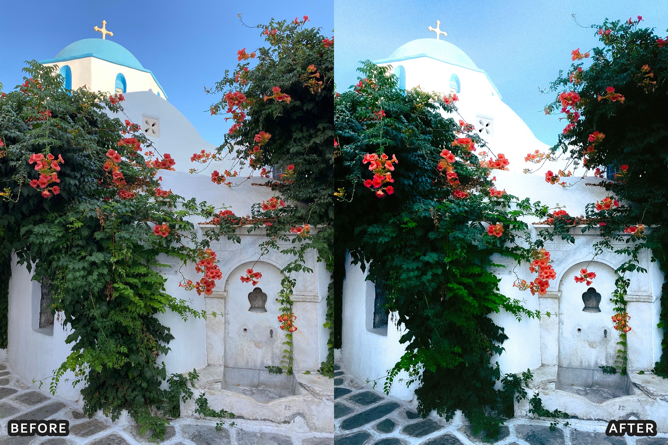 AI-Optimized Paros Cycladic Summer Lightroom Presets