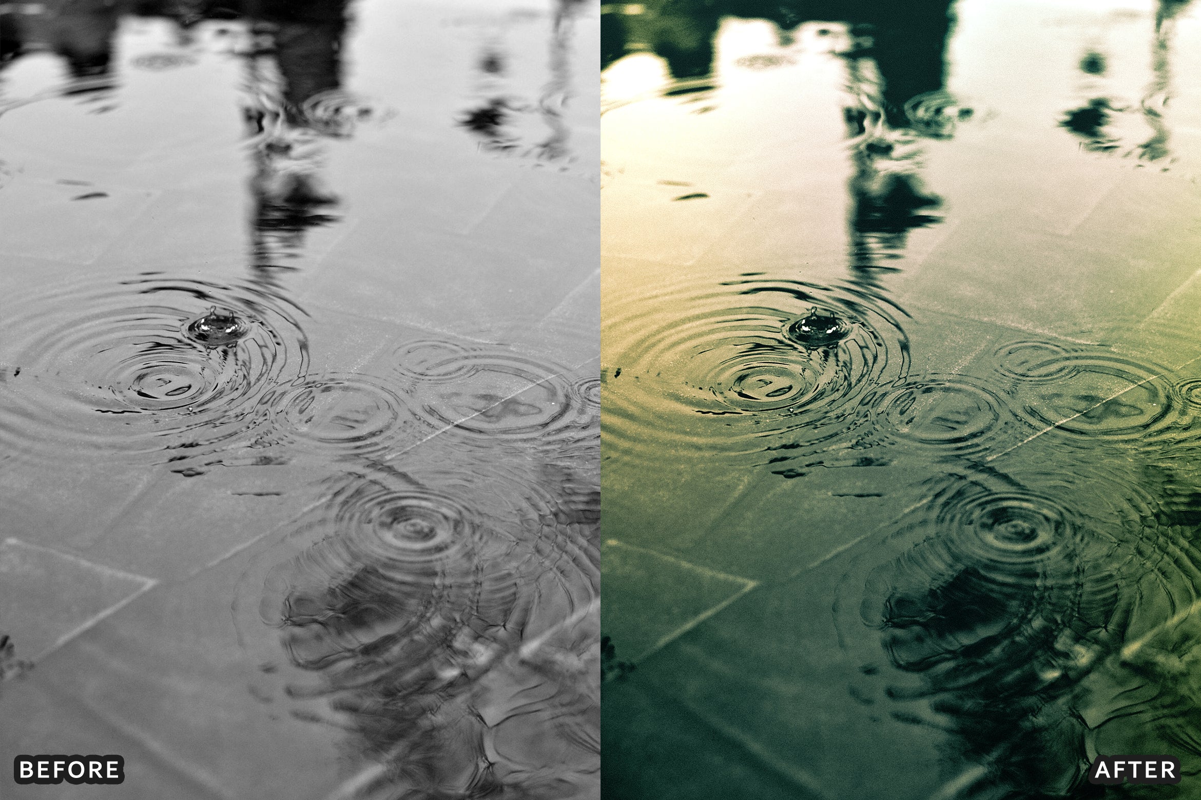 AI-Optimized Rainy Street Film Lightroom Presets