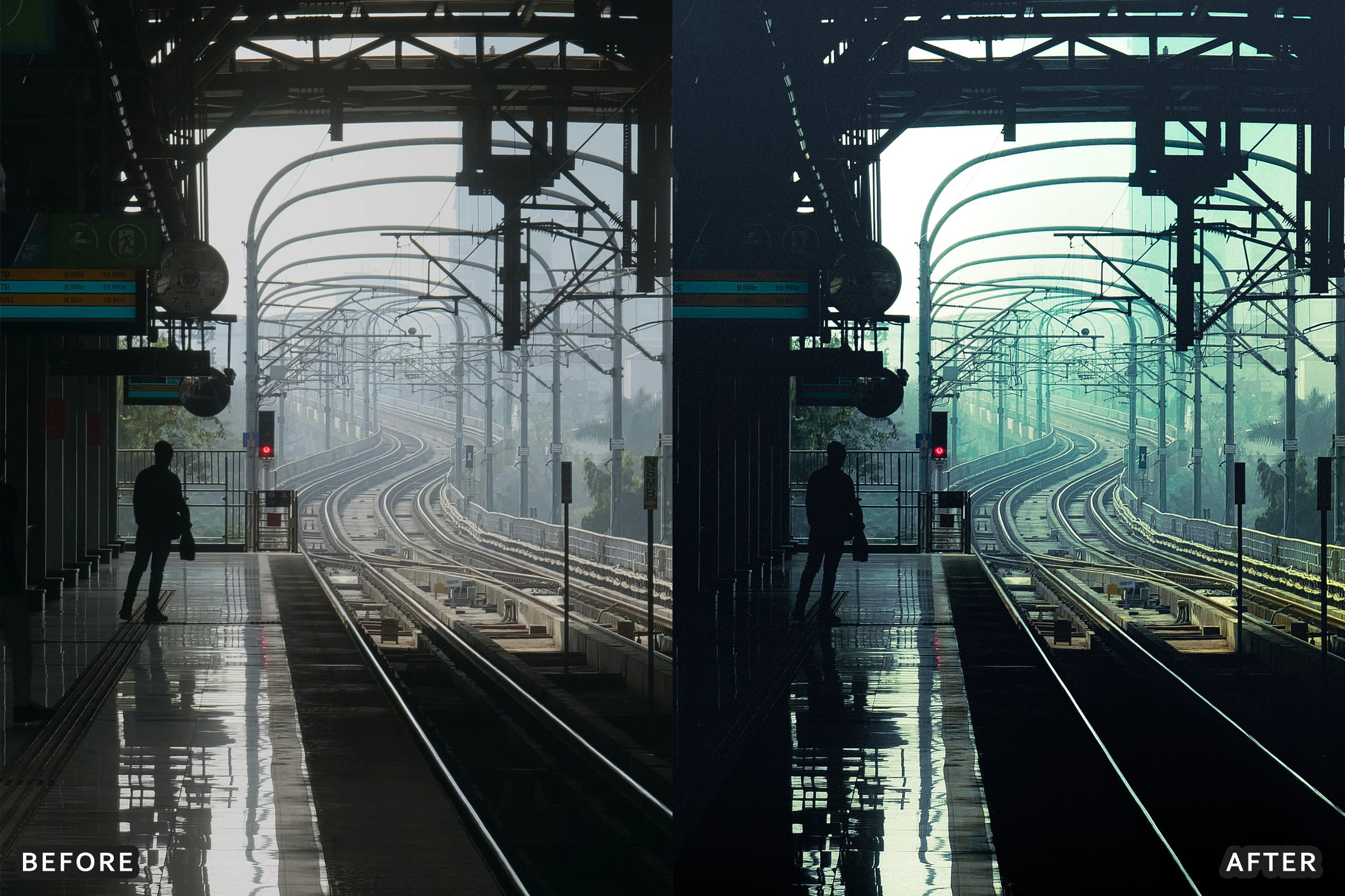 AI-Optimized Rainy Street Film Lightroom Presets