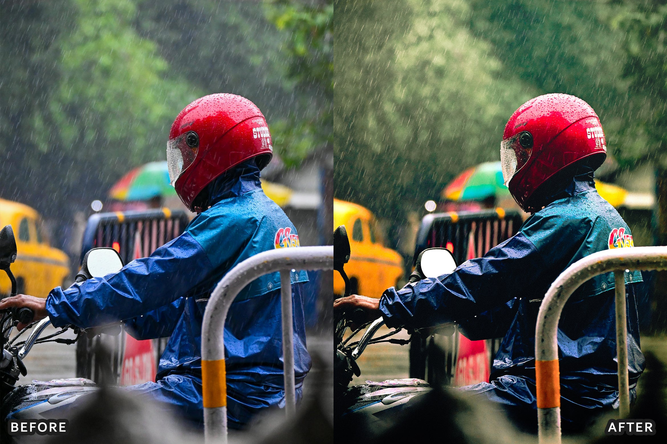 AI-Optimized Rainy Street Film Lightroom Presets