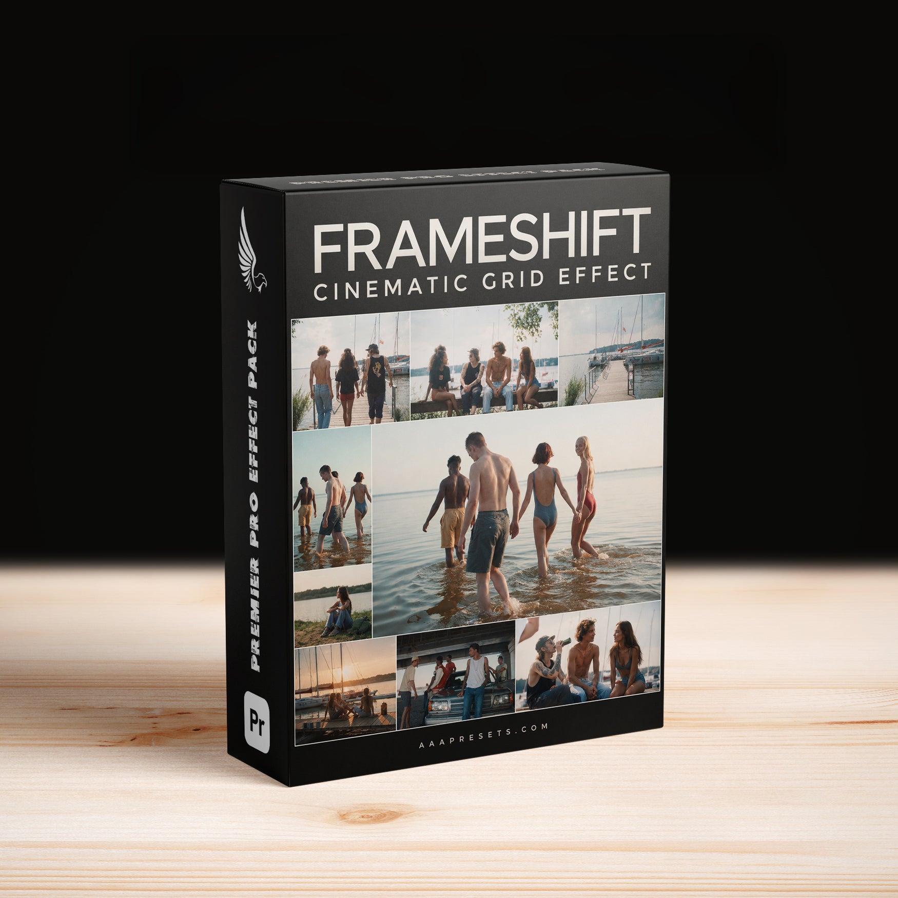 FrameShift Cinematic Grid Effect for Premiere Pro