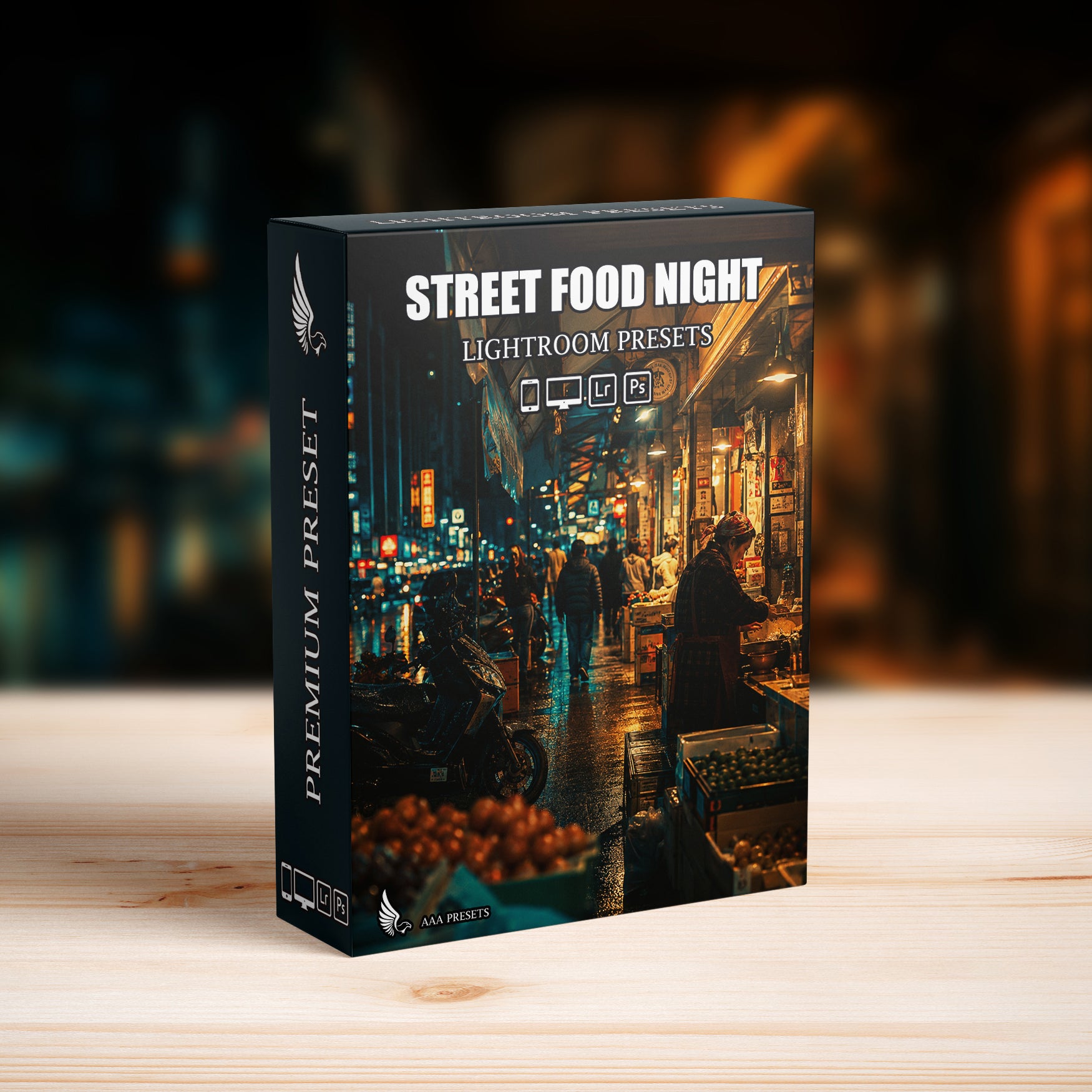 AI-Optimized Neon Street Food Lightroom Presets