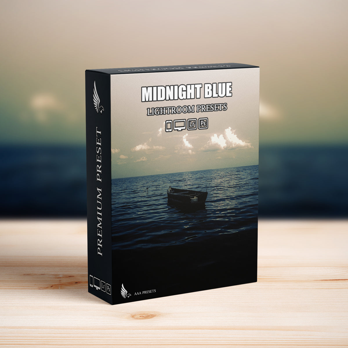 AI-Optimized Midnight Blue Editorial Lightroom Presets