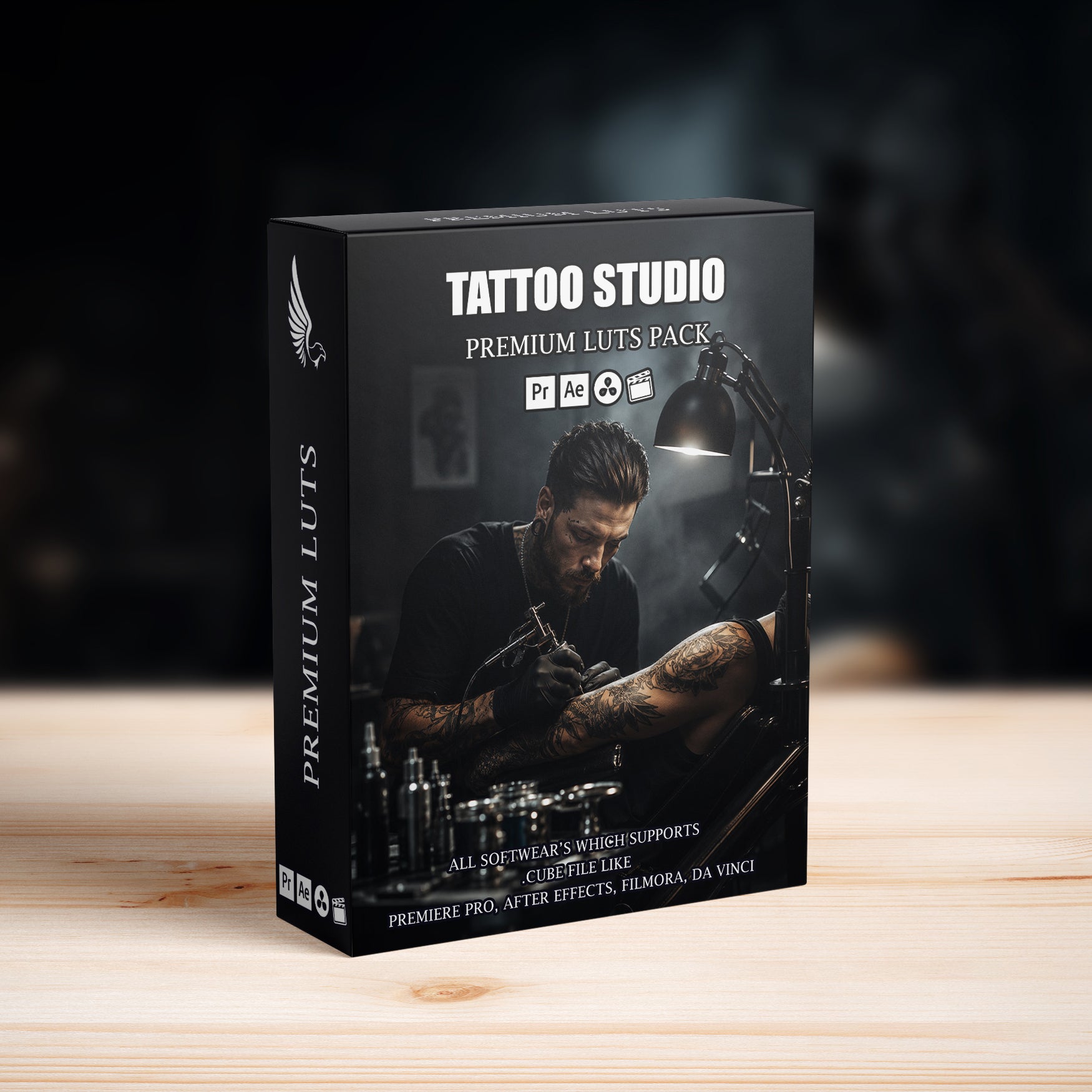 Tattoo Studio Dark Cinematic LUTs Pack