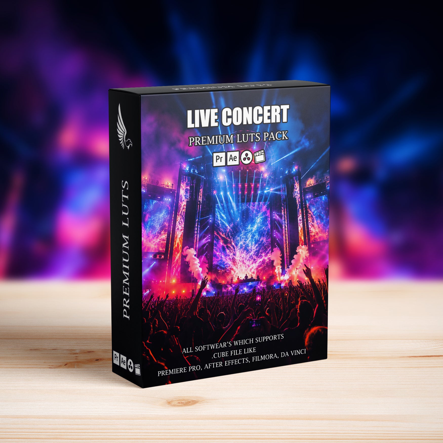 Live Concert Stage Music Video Cinematic LUTs Pack