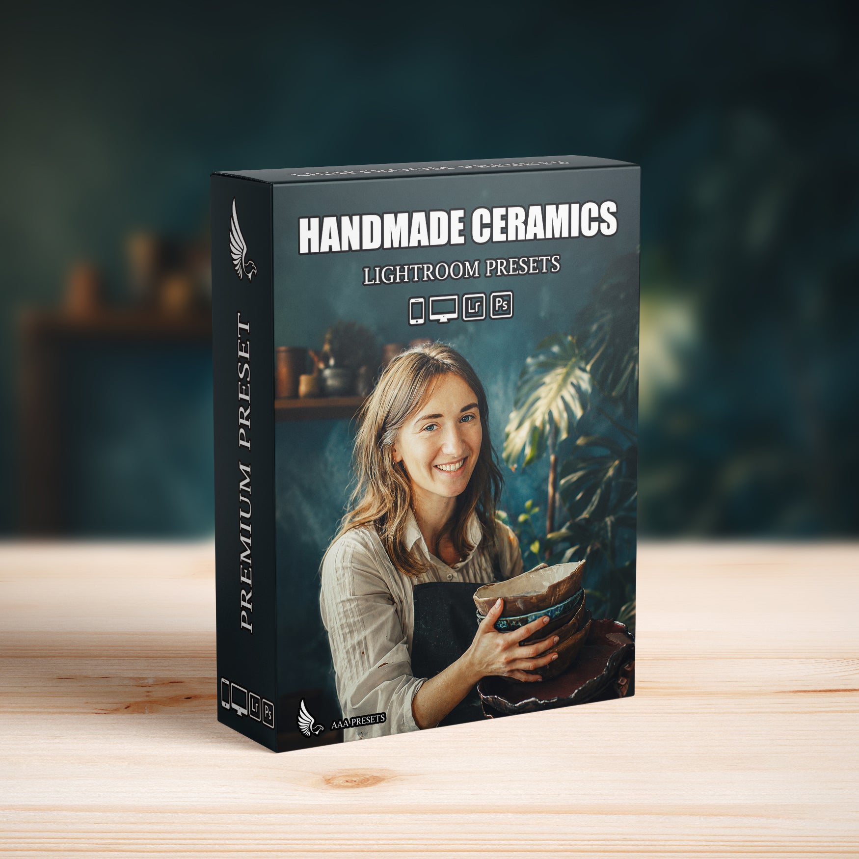 AI-Optimized Earthy Ceramics Product Lightroom Presets