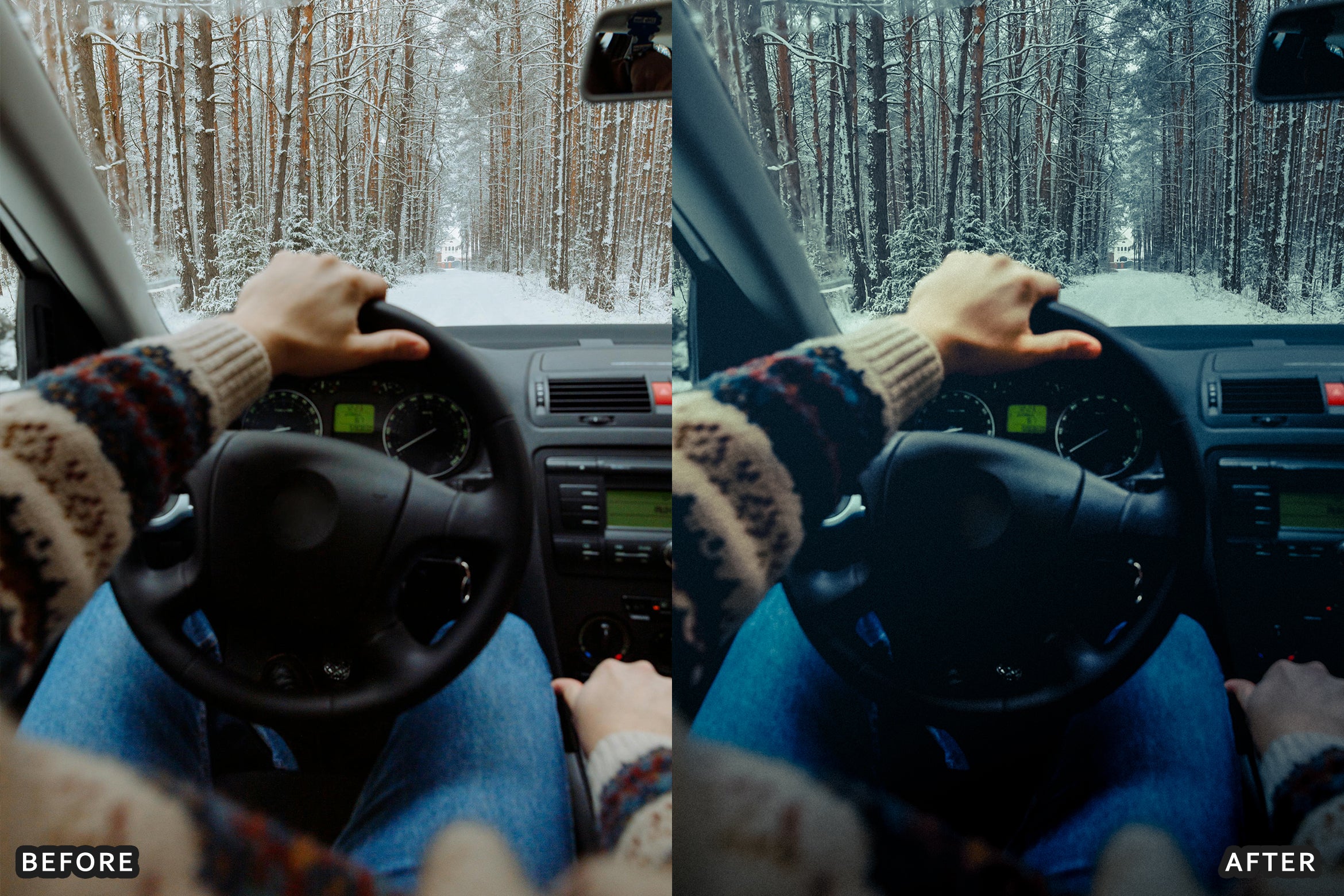 AI-Optimized Winter Snow Portrait Lightroom Presets - Lightroom Presets - by AAA Presets