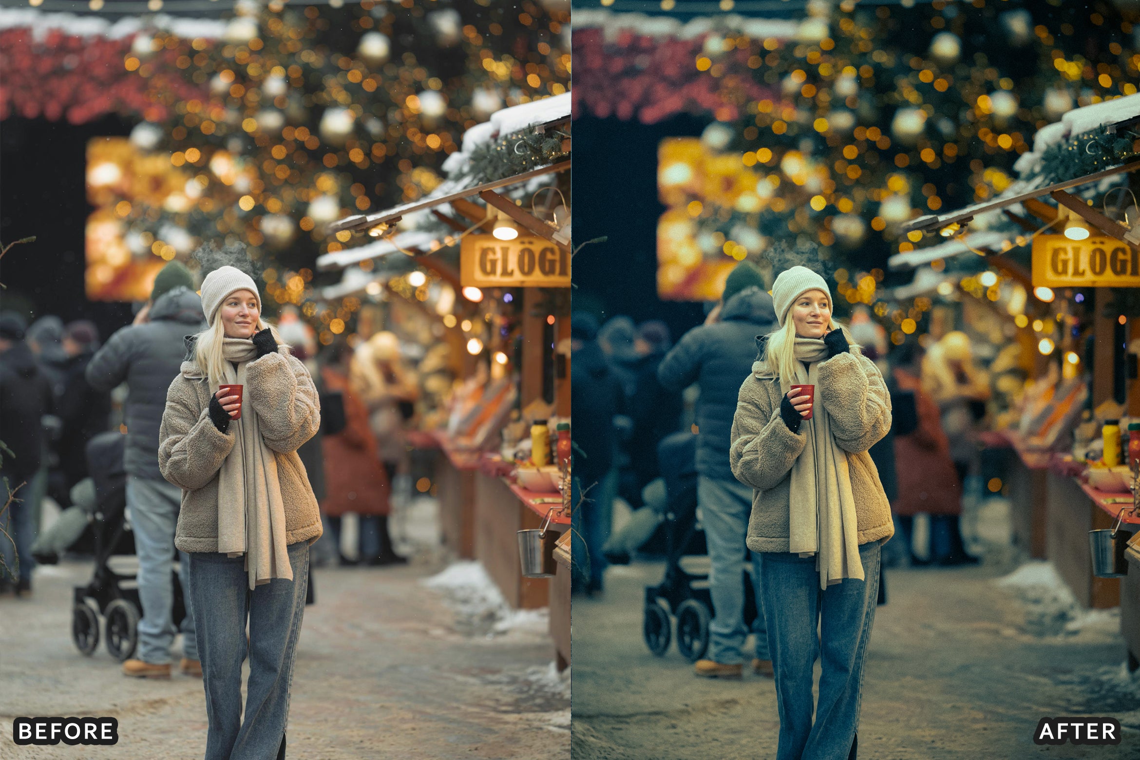 AI-Optimized Winter Sun Snow Portrait Lightroom Presets