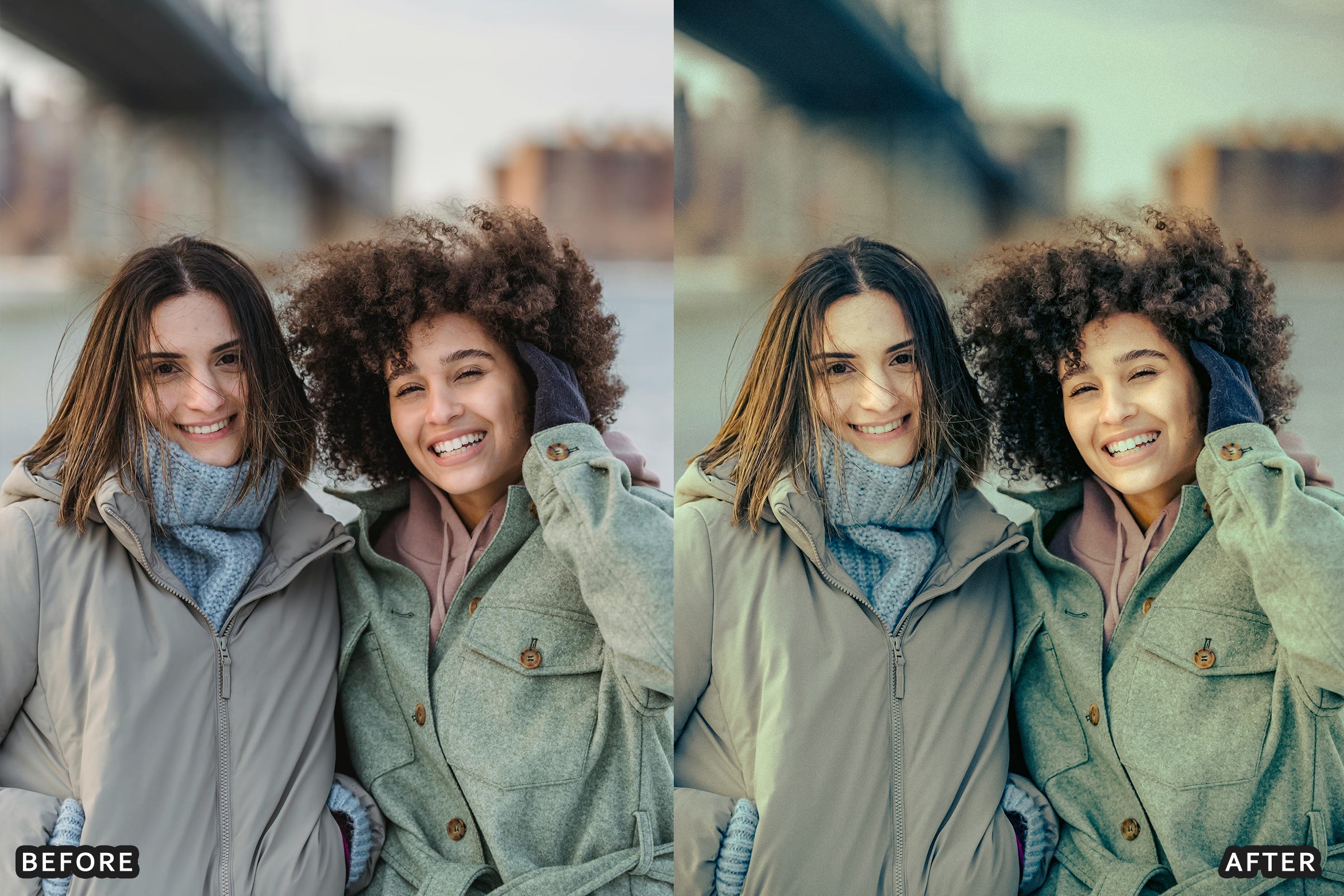 AI-Optimized Winter Sun Snow Portrait Lightroom Presets