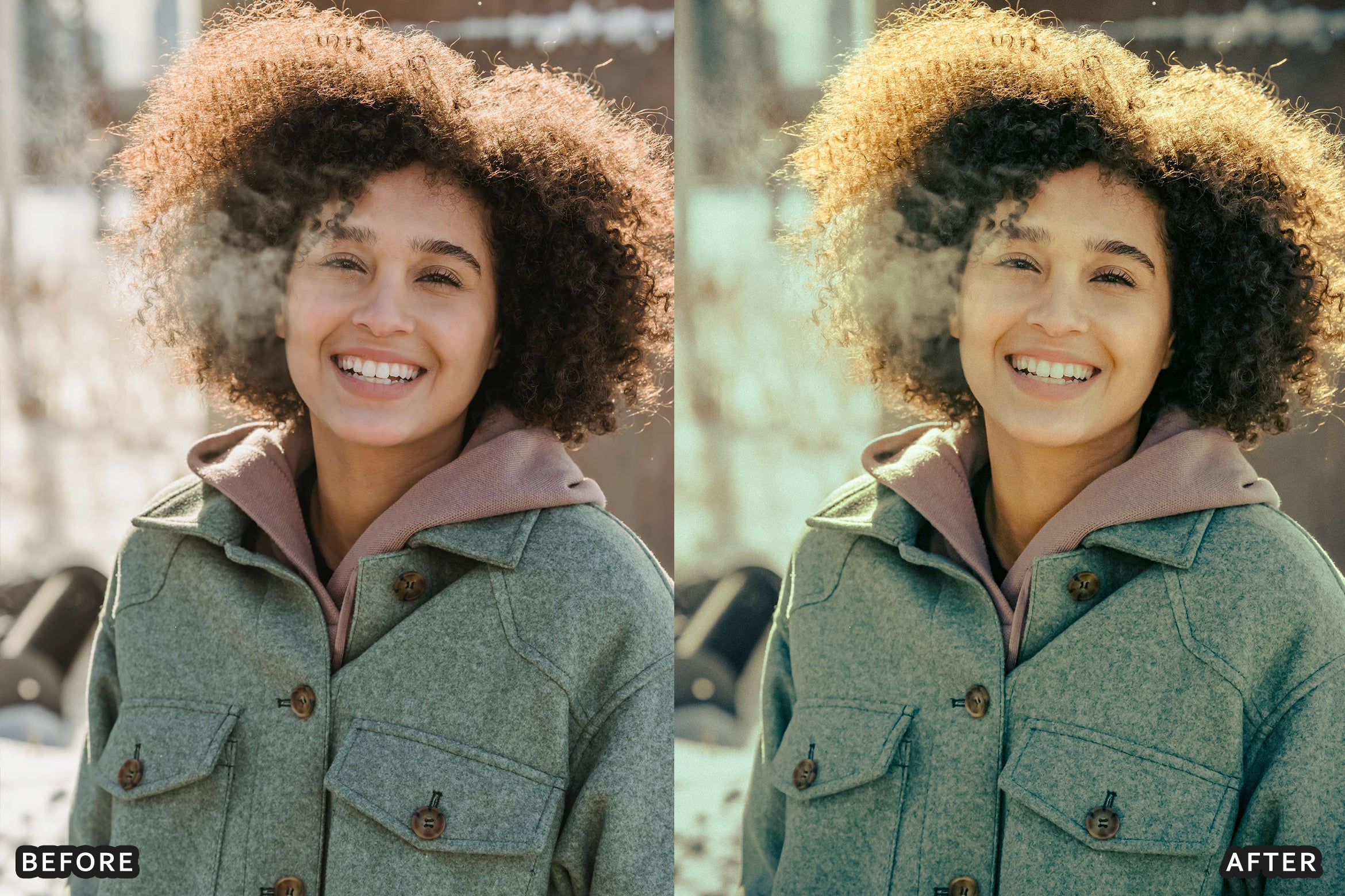 AI-Optimized Winter Sun Snow Portrait Lightroom Presets