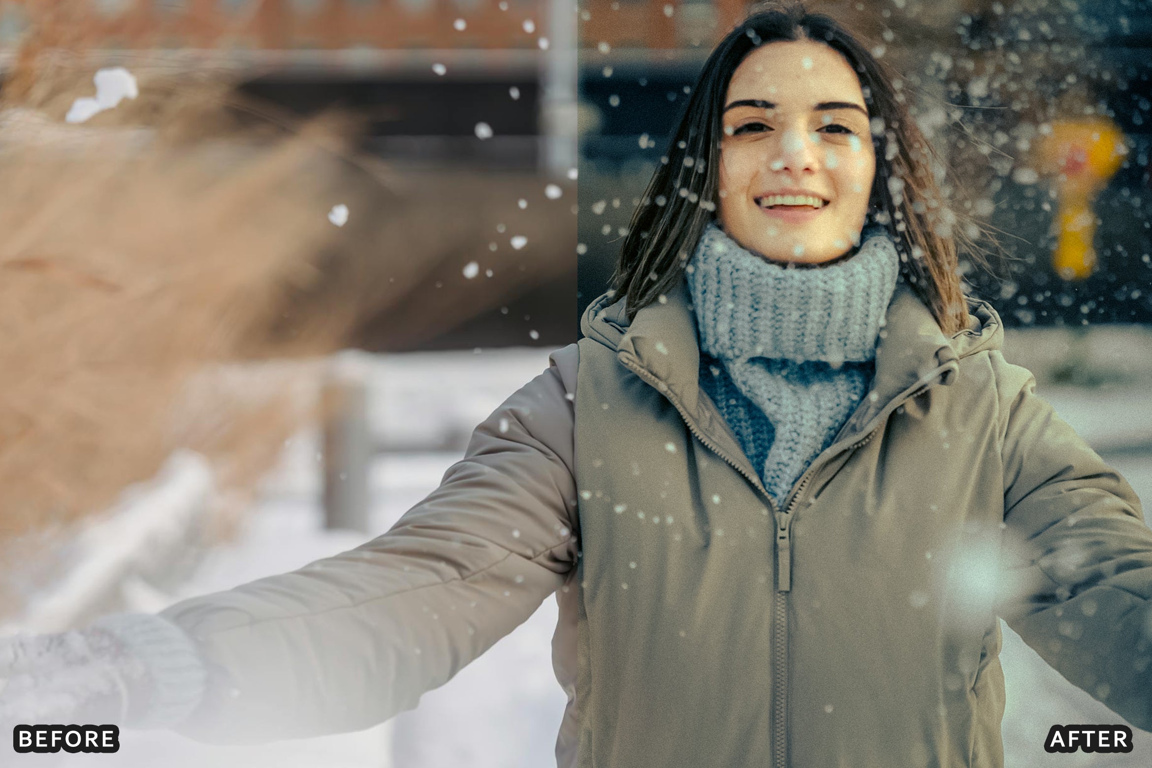 AI-Optimized Winter Sun Snow Portrait Lightroom Presets