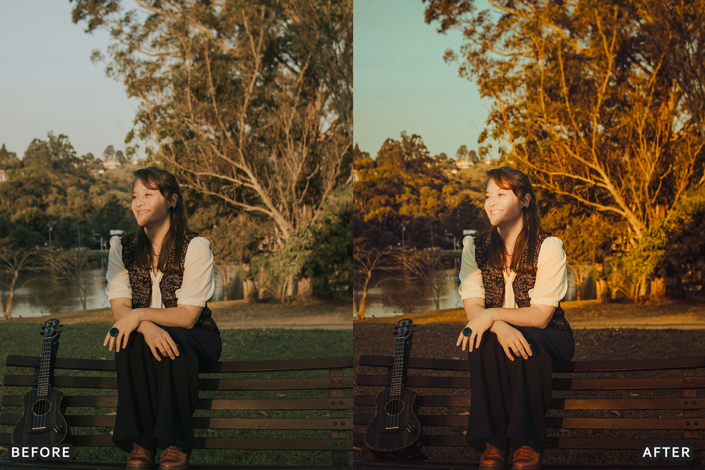 AI-Optimized Autumn Gold Tones Lightroom Presets - Lightroom Presets - by AAA Presets