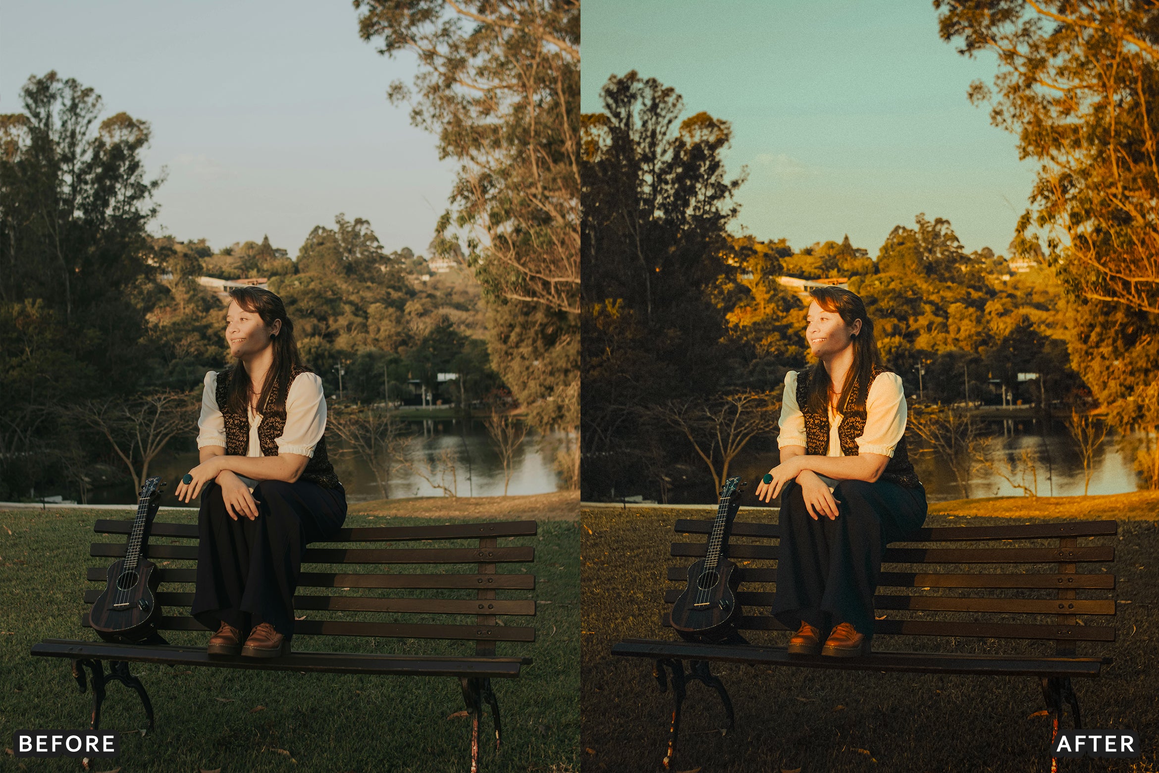 AI-Optimized Autumn Gold Tones Lightroom Presets - Lightroom Presets - by AAA Presets