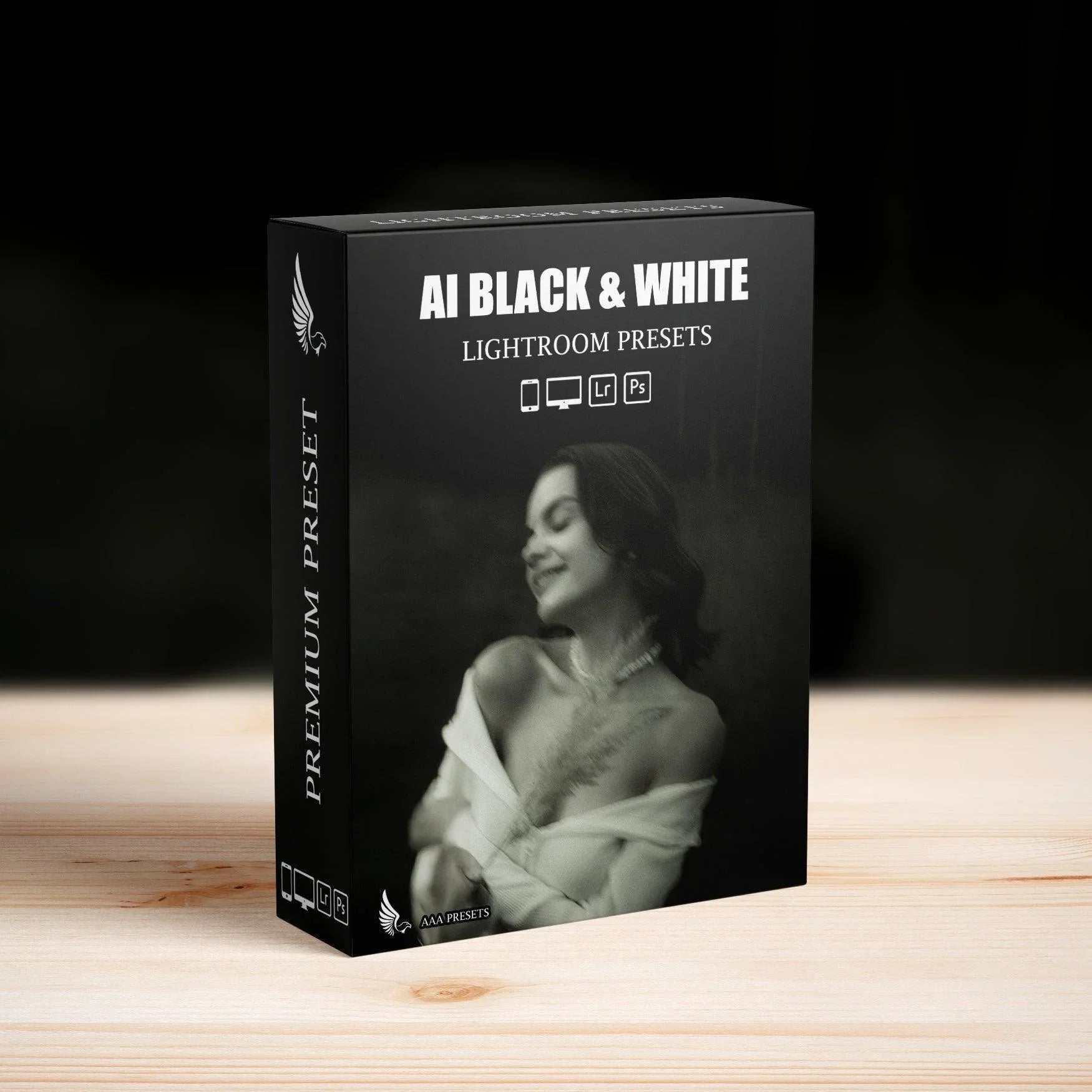 AI-Optimized Black and White Lightroom Presets - Lightroom Presets - by AAA Presets