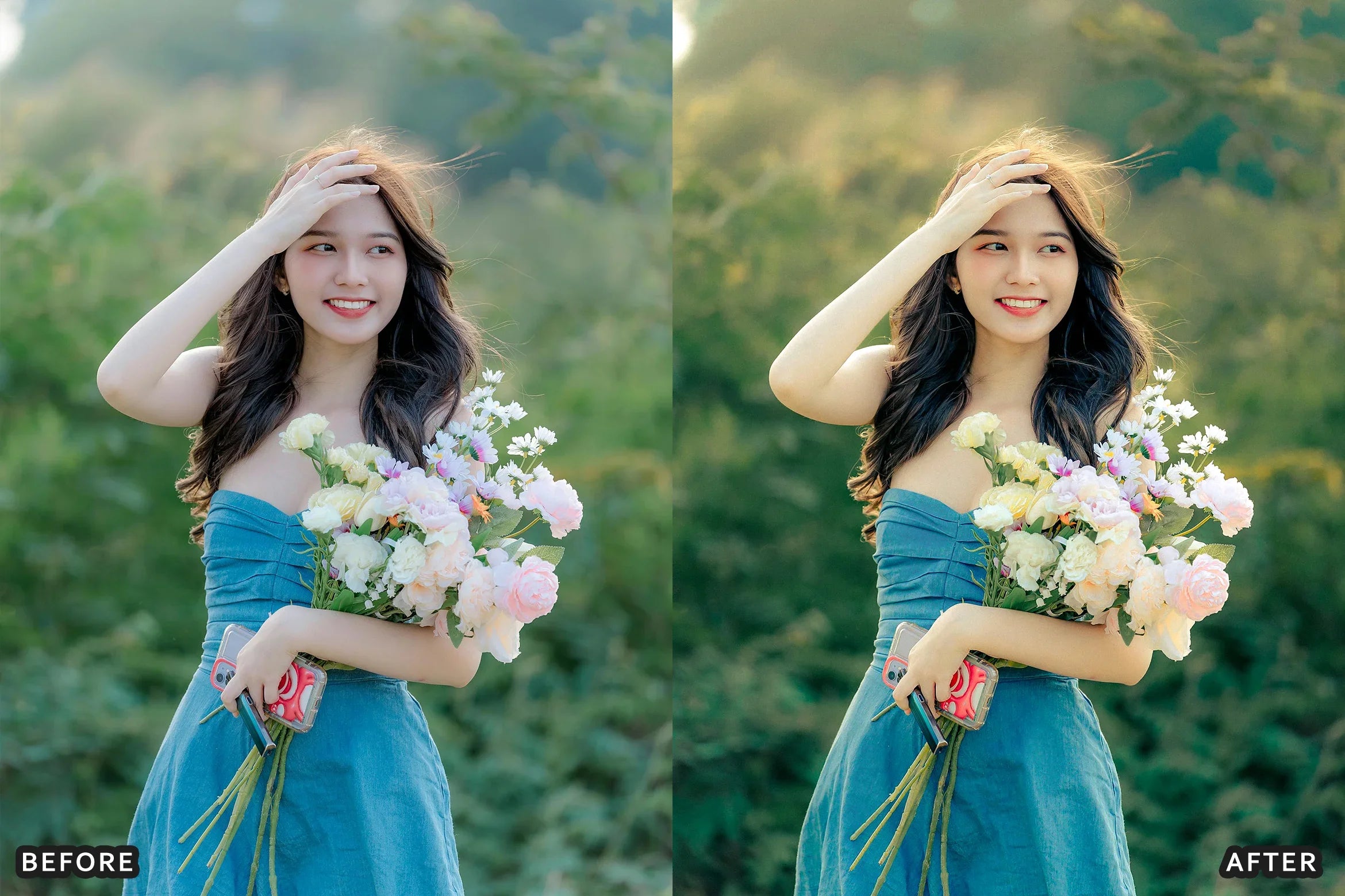 AI-Optimized Blush Meadow Tones Lightroom Presets - Lightroom Presets - by AAA Presets