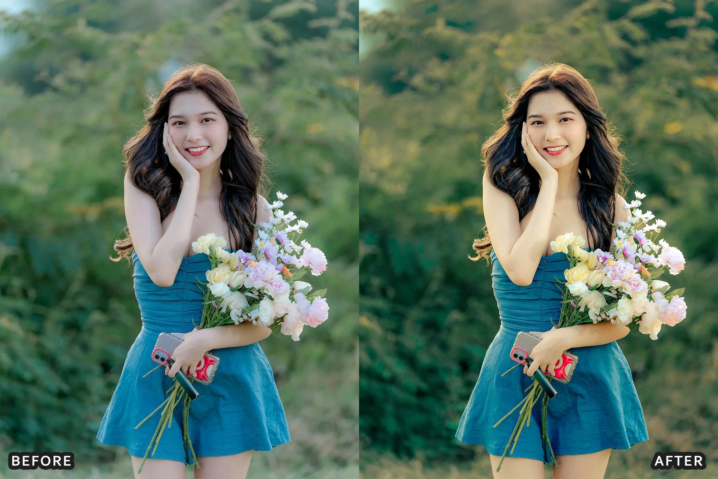 AI-Optimized Blush Meadow Tones Lightroom Presets - Lightroom Presets - by AAA Presets