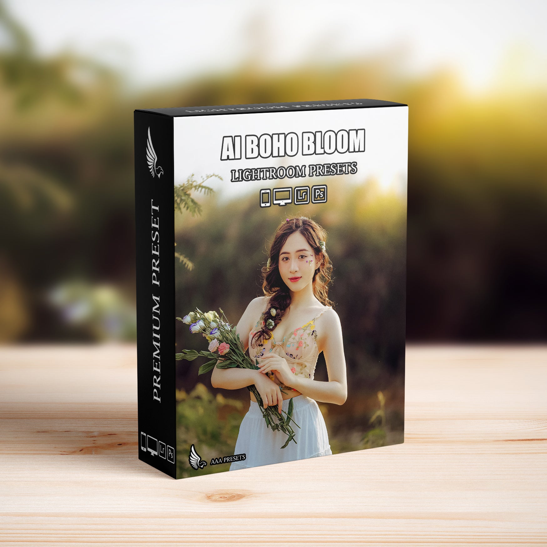 AI-Optimized Cinematic Boho Bloom Lightroom Presets - Lightroom Presets - by AAA Presets