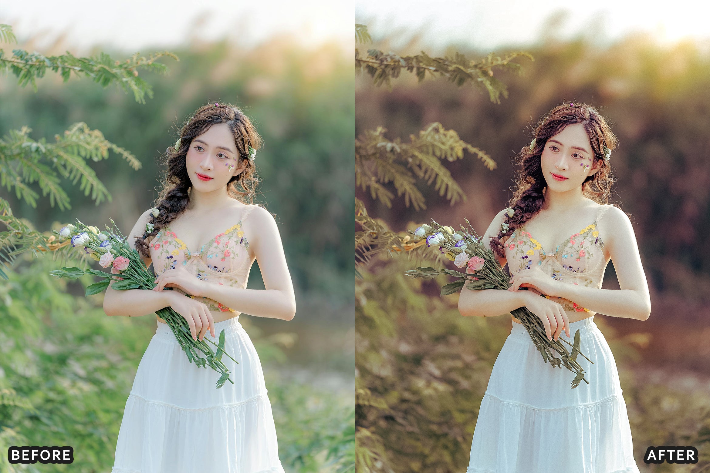 AI-Optimized Cinematic Boho Bloom Lightroom Presets - Lightroom Presets - by AAA Presets