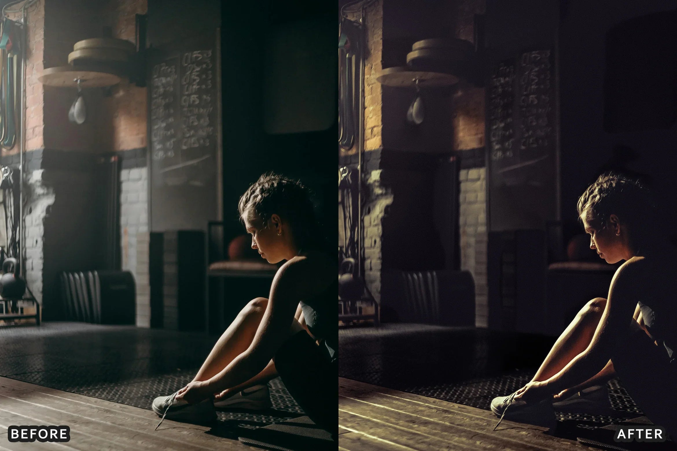 AI-Optimized Dark Black Gym Lightroom Presets - Lightroom Presets - by AAA Presets