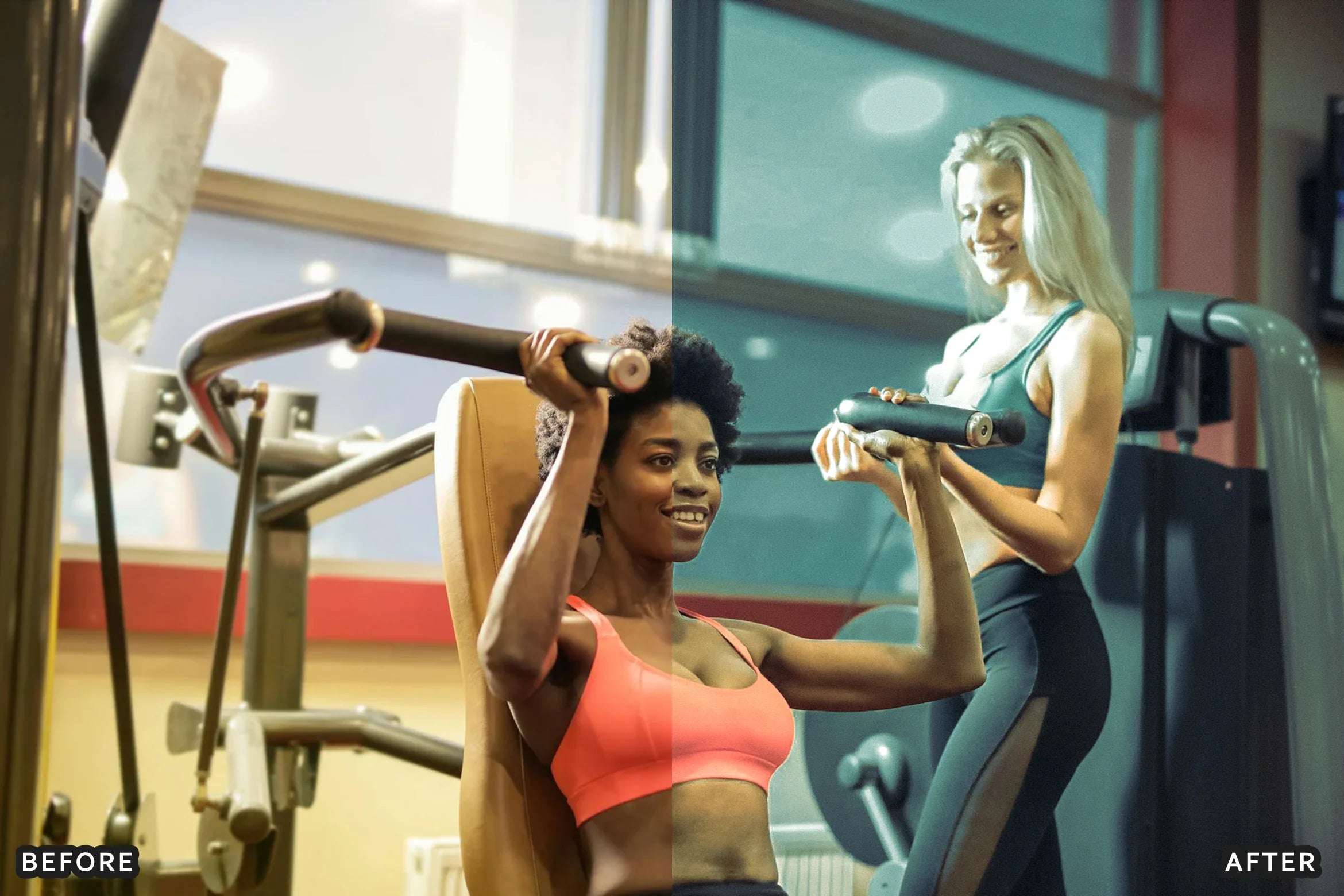 AI-Optimized Dark Black Gym Lightroom Presets - Lightroom Presets - by AAA Presets