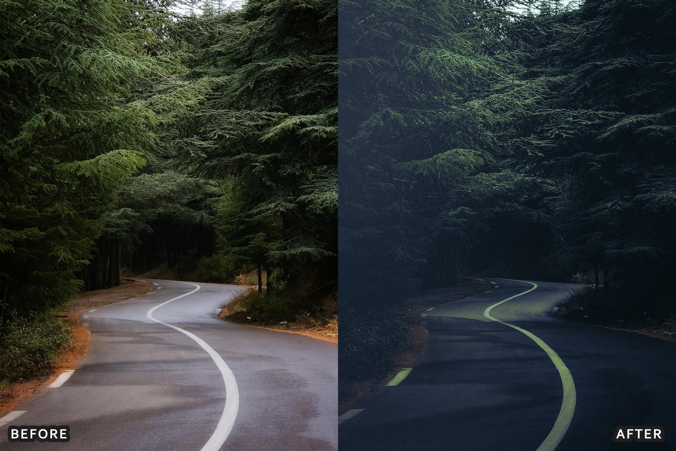 AI-Optimized Dark Green Lightroom Presets - Lightroom Presets - by AAA Presets