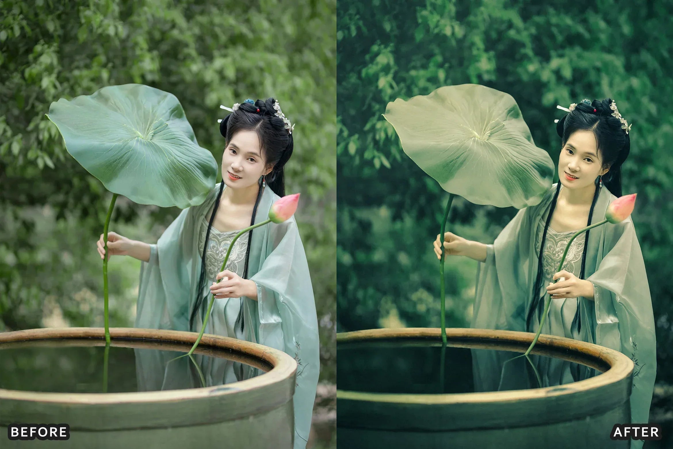 AI-Optimized Deep Green Cinematic Lightroom Presets - Lightroom Presets - by AAA Presets