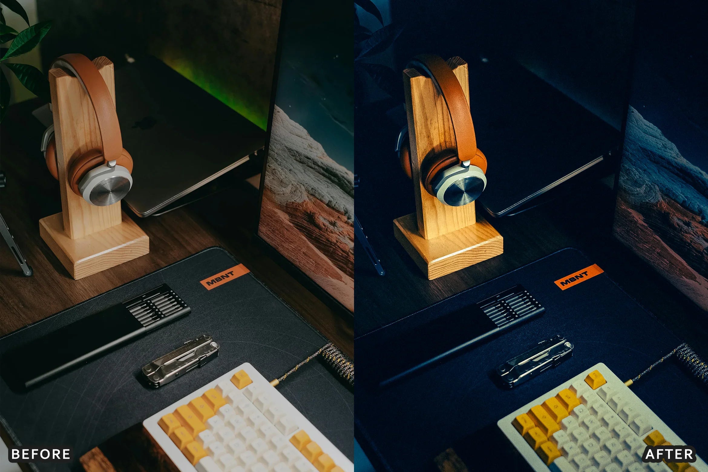 AI-Optimized Desk Setup Studio Lightroom Presets - Lightroom Presets - by AAA Presets