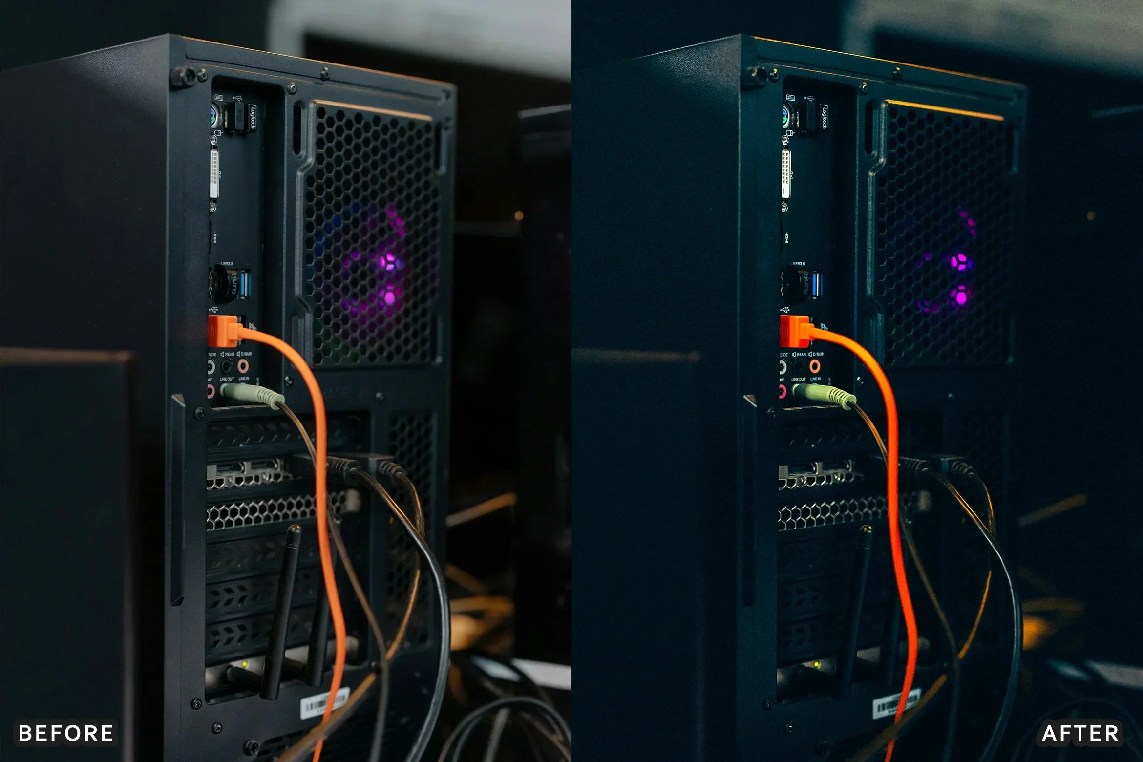 AI-Optimized Desk Setup Studio Lightroom Presets - Lightroom Presets - by AAA Presets