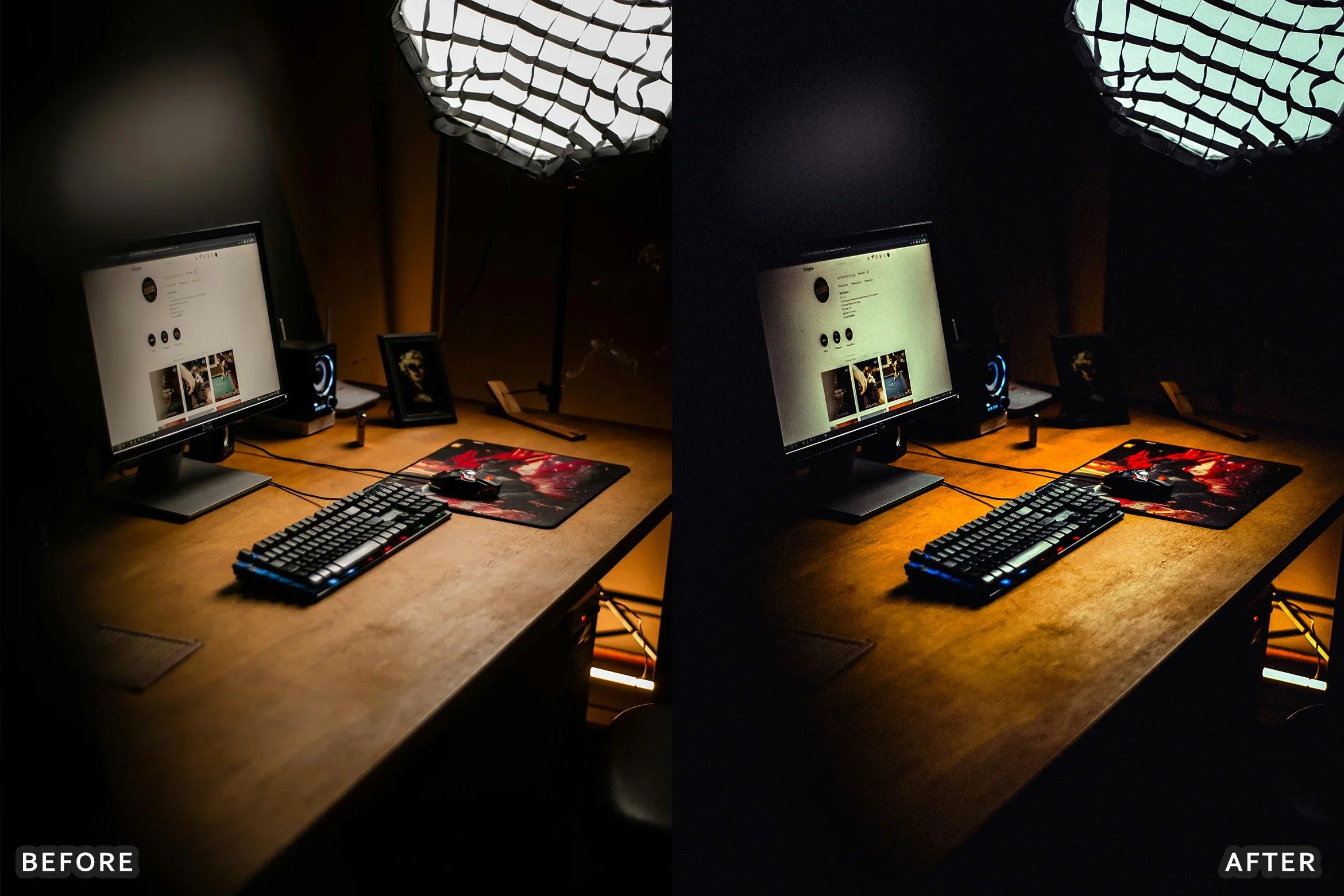 AI-Optimized Desk Setup Studio Lightroom Presets - Lightroom Presets - by AAA Presets