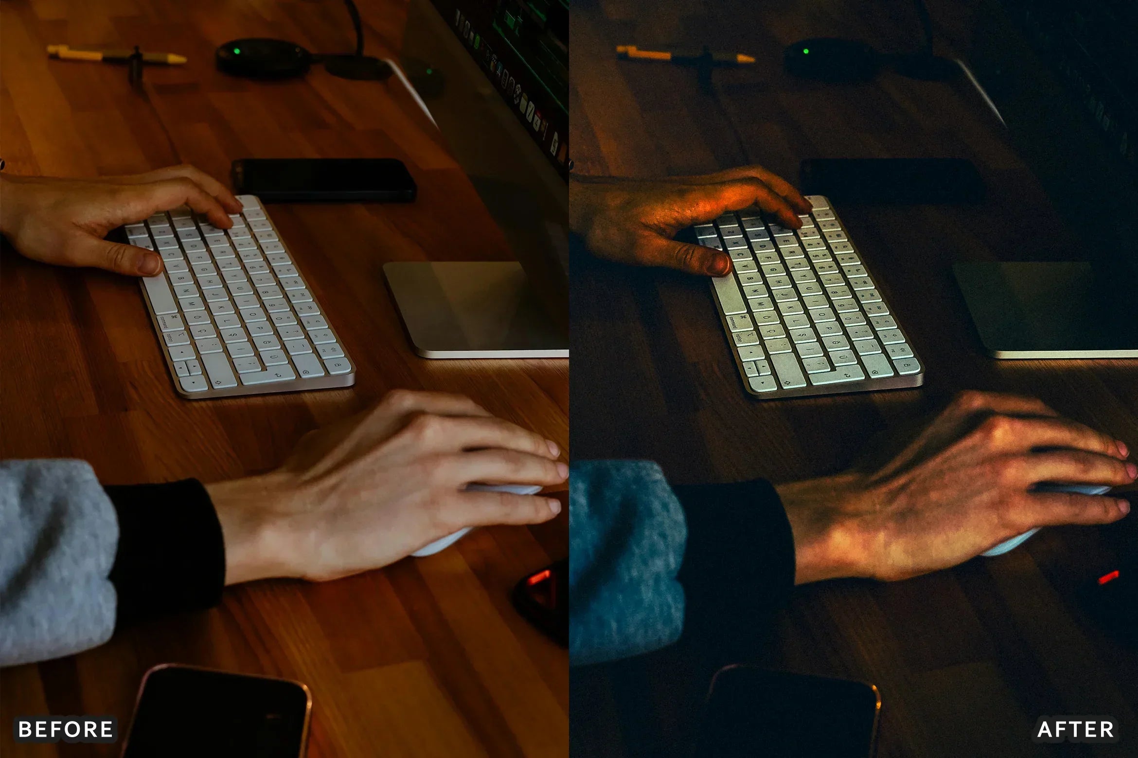 AI-Optimized Desk Setup Studio Lightroom Presets - Lightroom Presets - by AAA Presets