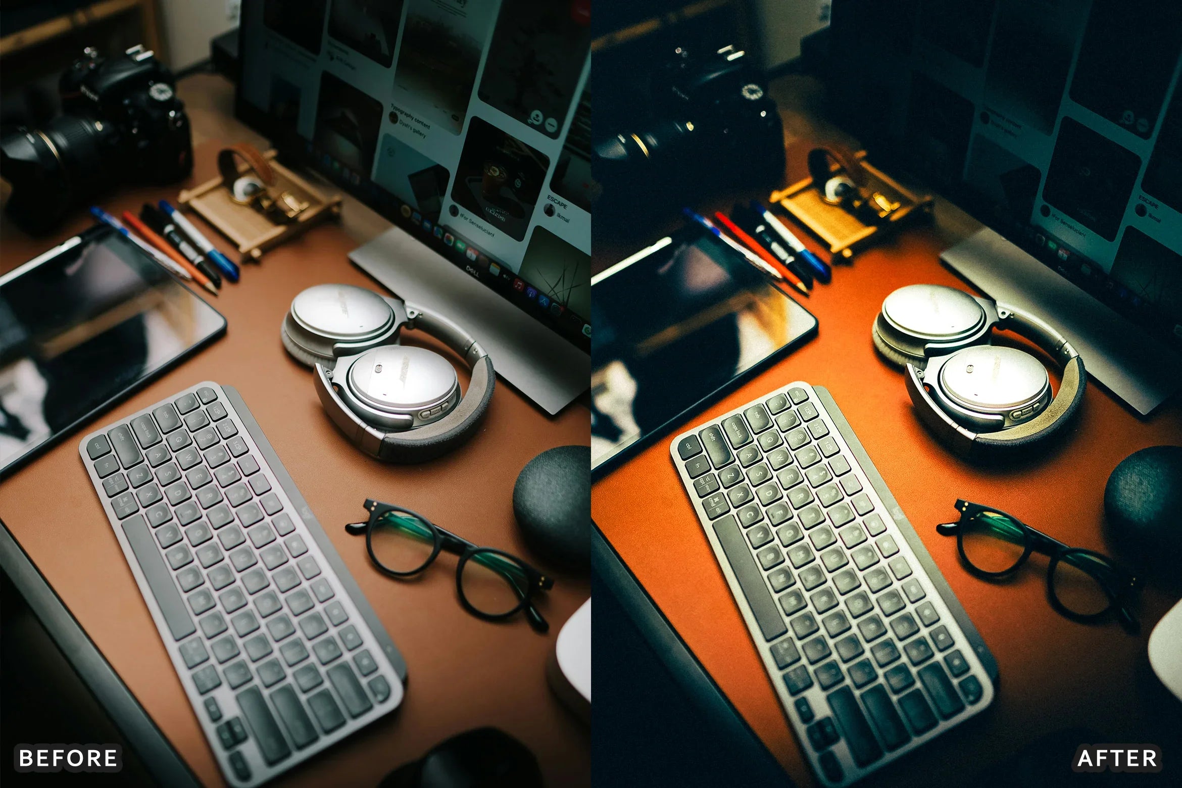 AI-Optimized Desk Setup Studio Lightroom Presets - Lightroom Presets - by AAA Presets