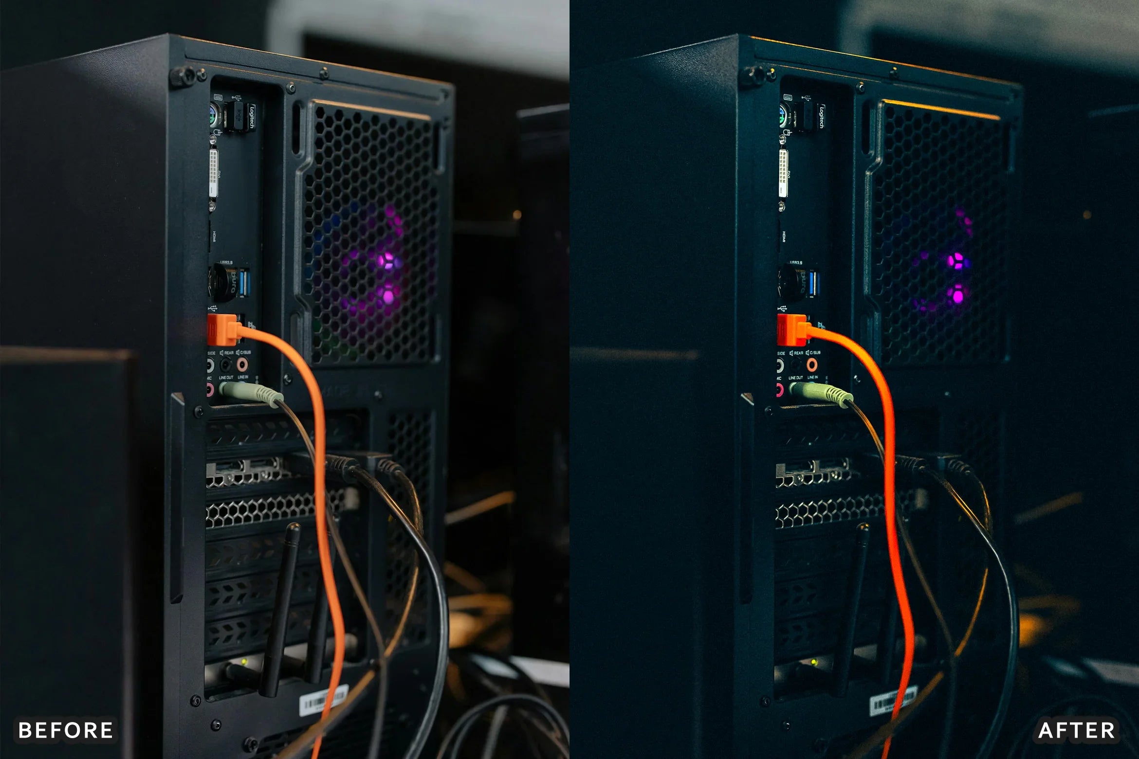 AI-Optimized Desk Setup Studio Lightroom Presets - Lightroom Presets - by AAA Presets