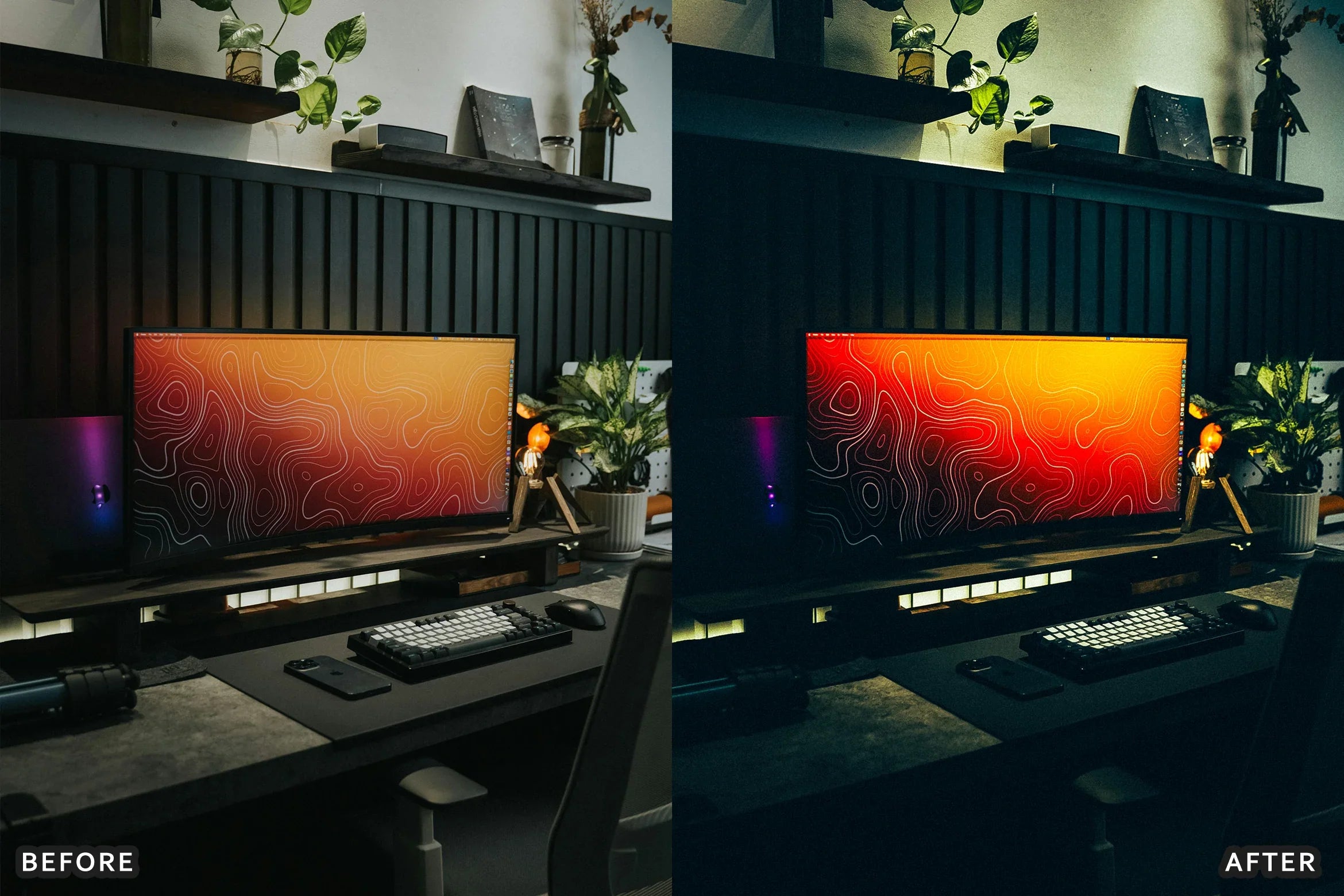 AI-Optimized Desk Setup Studio Lightroom Presets - Lightroom Presets - by AAA Presets