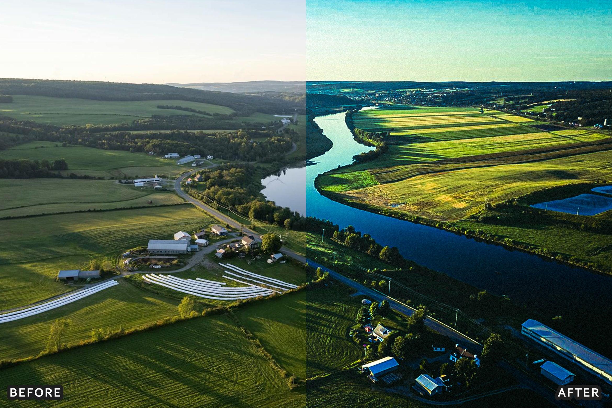 AI Optimized Drone Aerial Lightroom Presets - Lightroom Presets - by AAA Presets