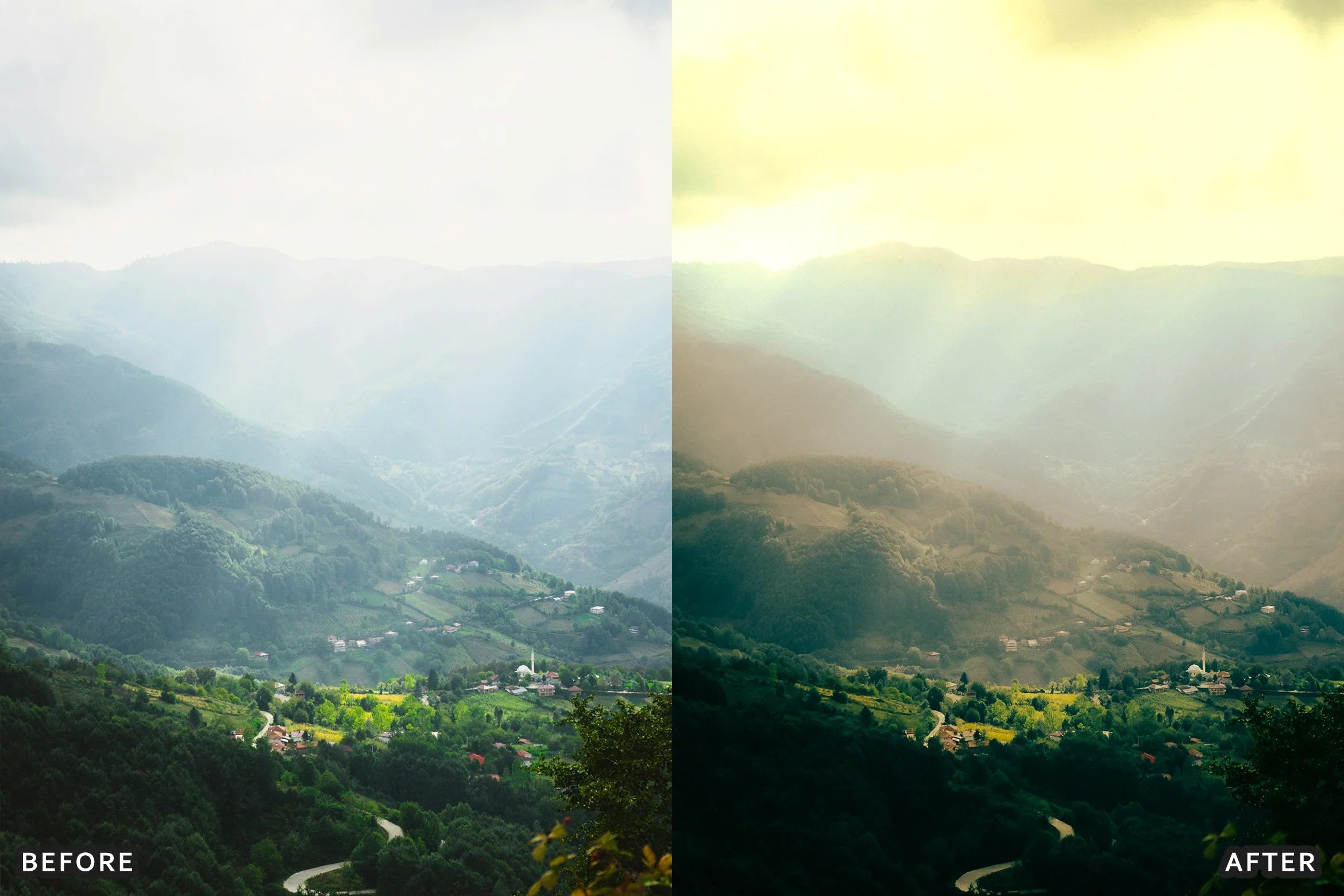 AI-Optimized Foggy Morning Lightroom Presets - Lightroom Presets - by AAA Presets