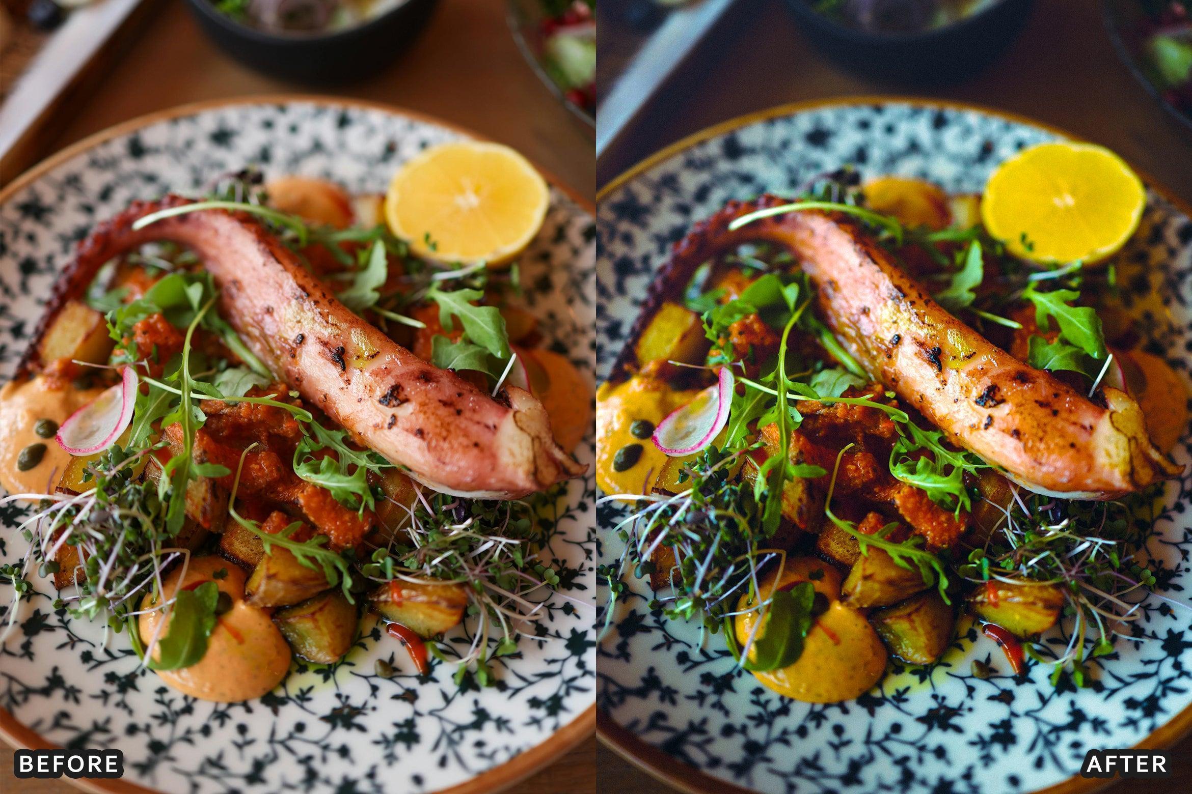 AI-Optimized Food Lightroom Presets - Lightroom Presets - by AAA Presets