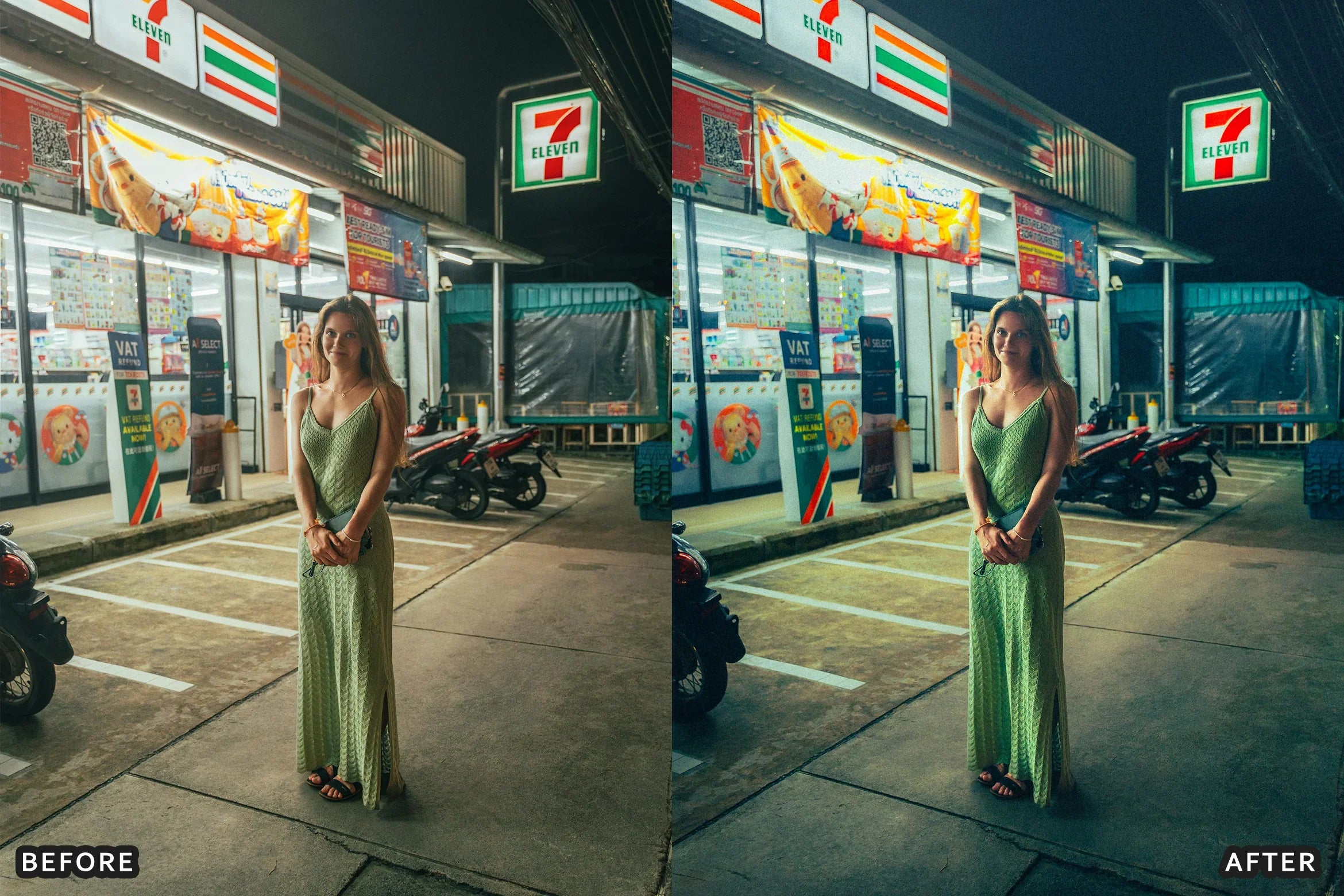 AI-Optimized Midnight Flash Street Lightroom Presets - Lightroom Presets - by AAA Presets