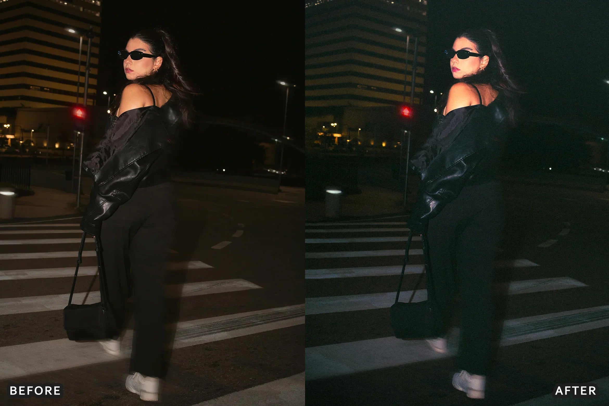 AI-Optimized Midnight Flash Street Lightroom Presets - Lightroom Presets - by AAA Presets