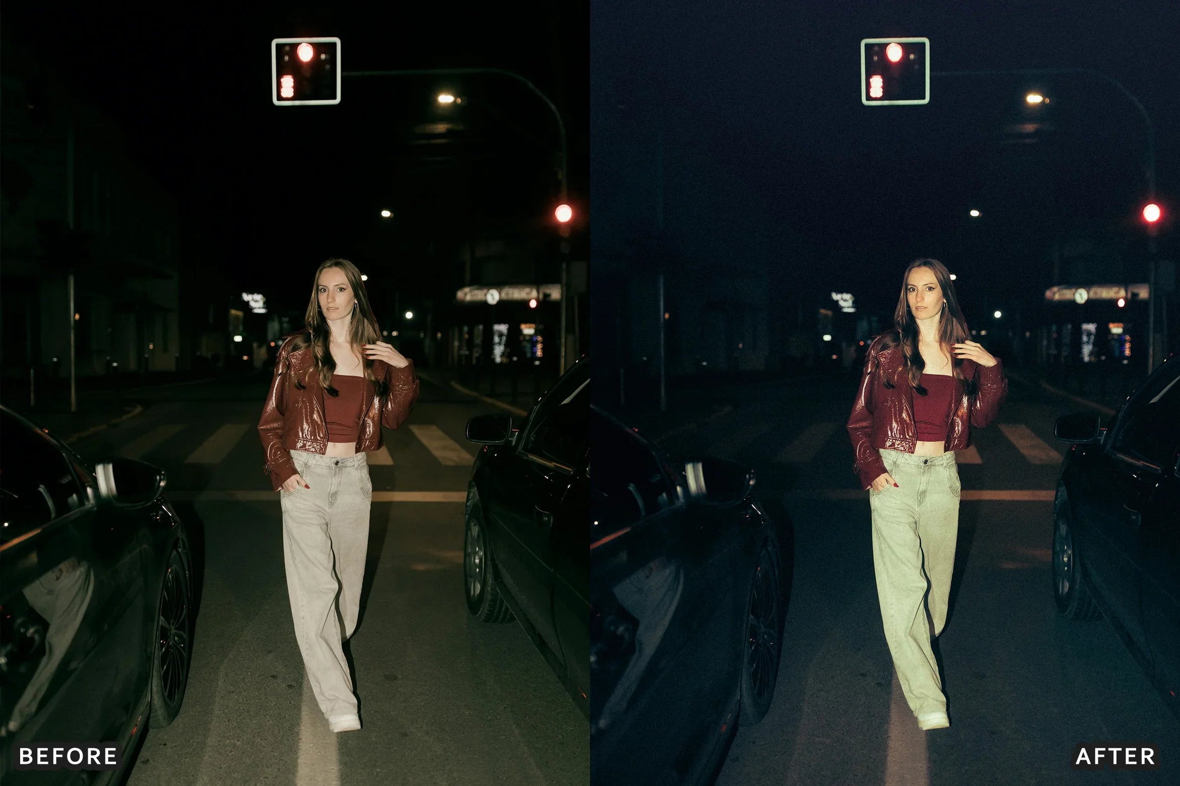 AI-Optimized Midnight Flash Street Lightroom Presets - Lightroom Presets - by AAA Presets