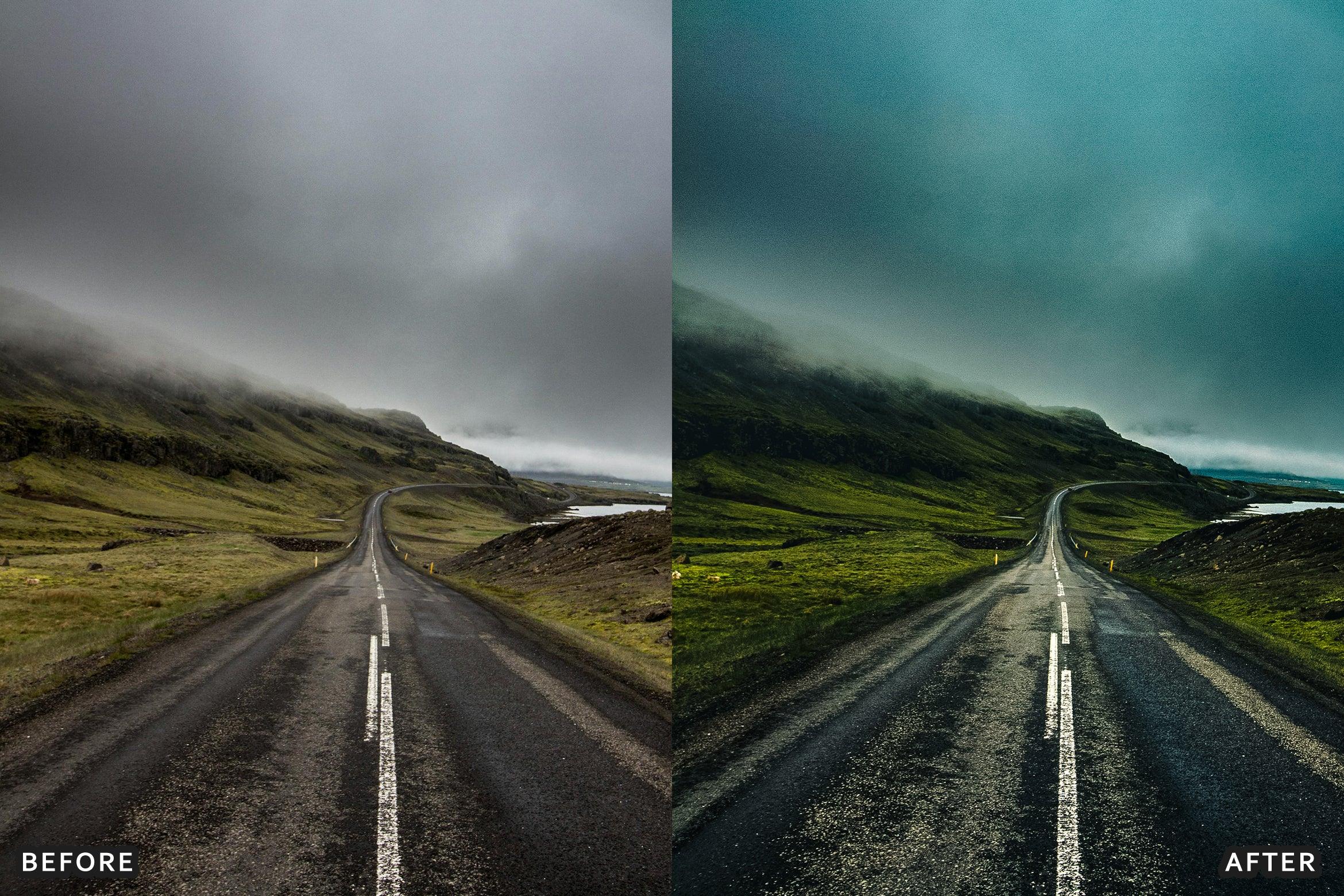 AI-Optimized Moody Cinematic Roads Lightroom Presets - Lightroom Presets - by AAA Presets