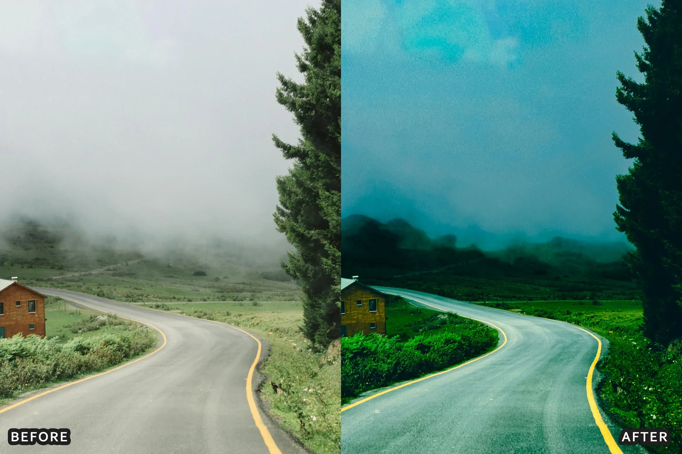 AI-Optimized Moody Cinematic Roads Lightroom Presets - Lightroom Presets - by AAA Presets